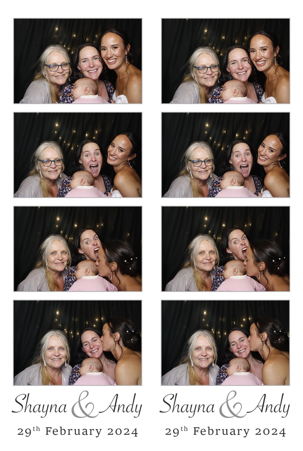 Our Wedding - Thusday 29th Feb 2024 | View more photos from the event at wgtngallery.classicphotobooths.co.nz/u/wgtncpbgallery/Our-Wedding-Thusday-29th-Feb-2024