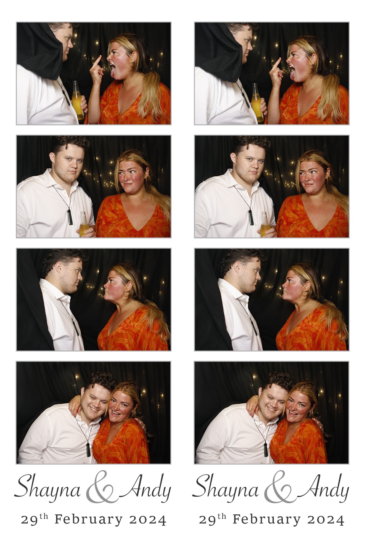 Our Wedding - Thusday 29th Feb 2024 | View more photos from the event at wgtngallery.classicphotobooths.co.nz/u/wgtncpbgallery/Our-Wedding-Thusday-29th-Feb-2024