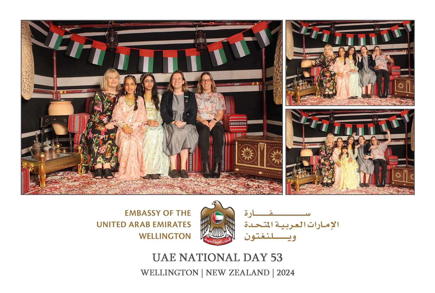 UAE National Day 53 - Wellington 2024 | View more photos from the event at wgtngallery.classicphotobooths.co.nz/u/wgtncpbgallery/UAE-National-Day-53-Wellington-2024