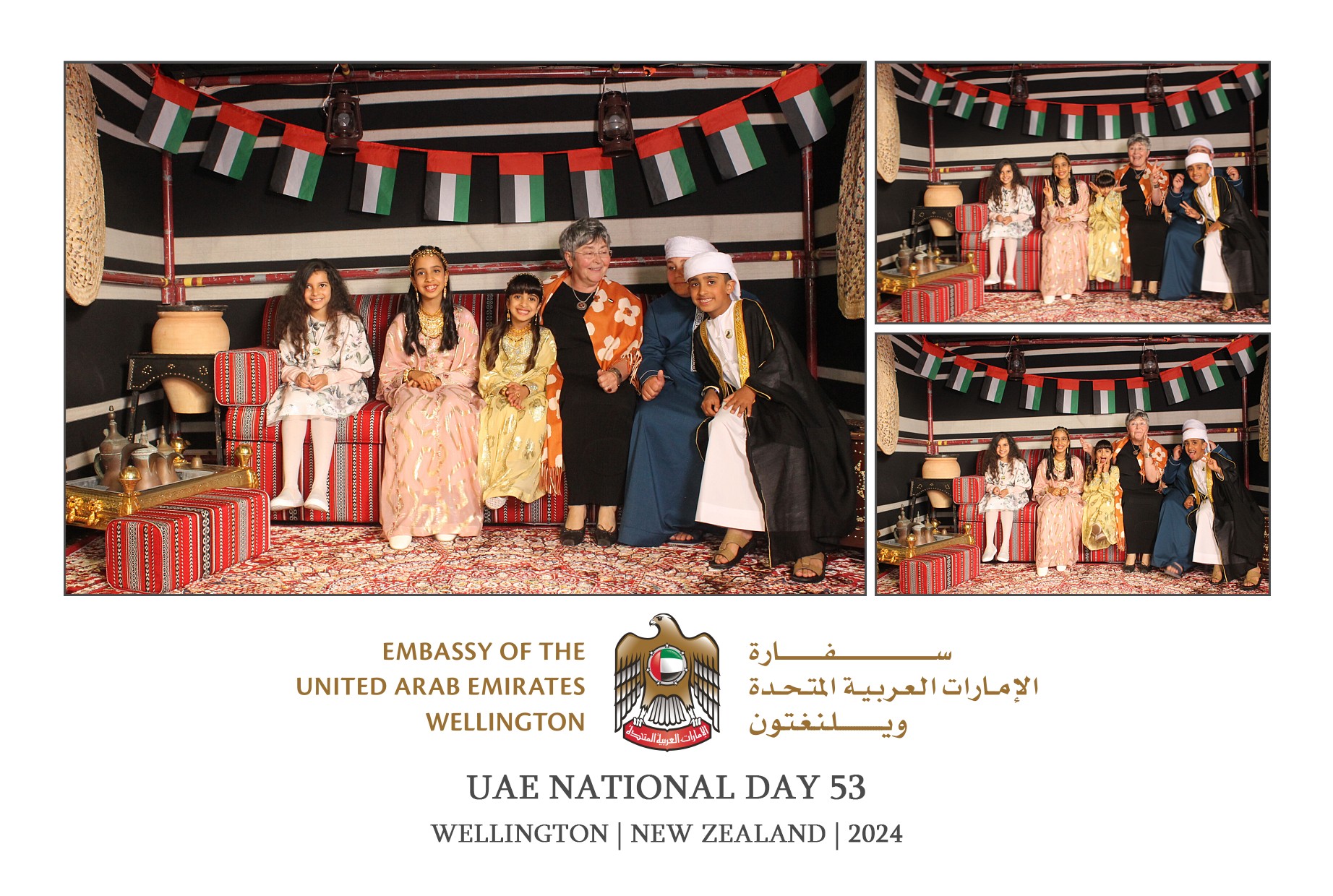 UAE National Day 53 - Wellington 2024 | View more photos from the event at wgtngallery.classicphotobooths.co.nz/u/wgtncpbgallery/UAE-National-Day-53-Wellington-2024