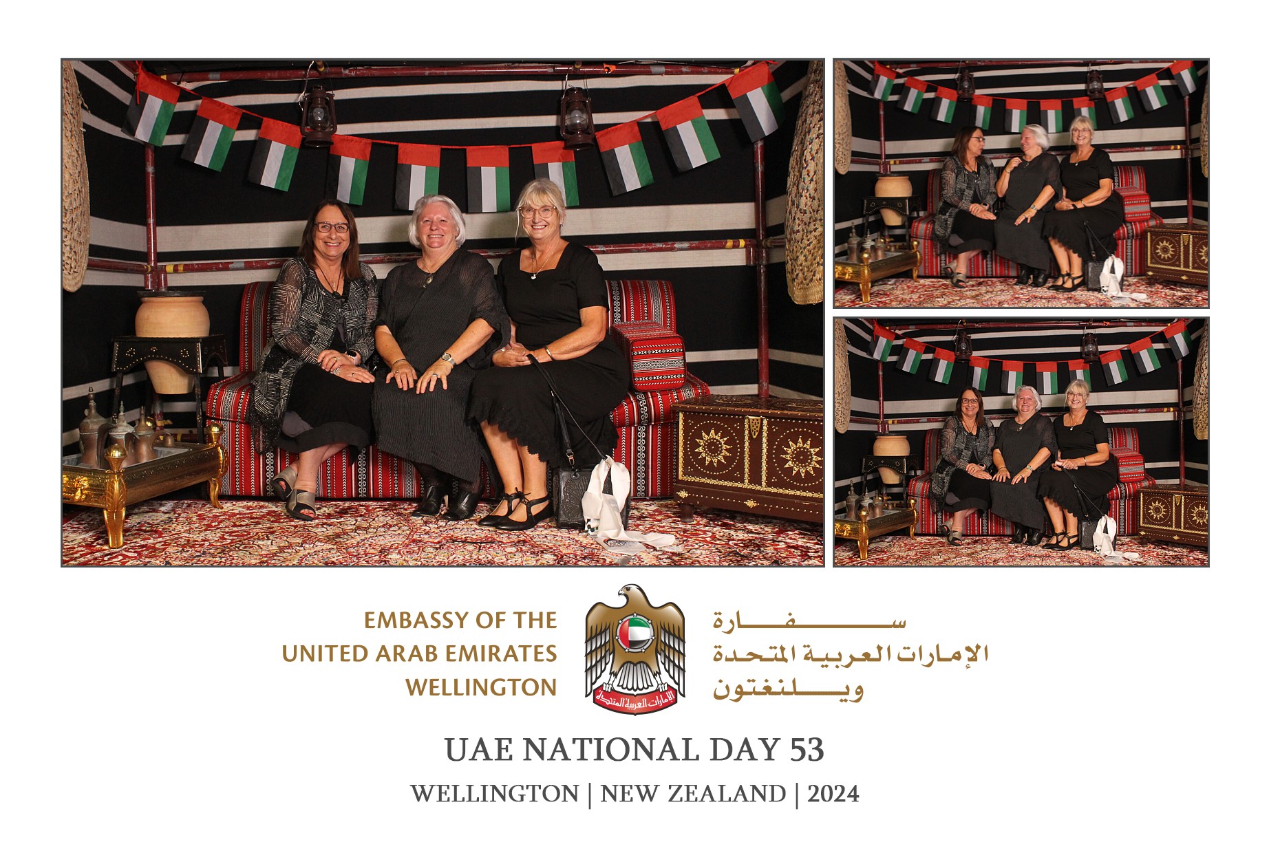 UAE National Day 53 - Wellington 2024 | View more photos from the event at wgtngallery.classicphotobooths.co.nz/u/wgtncpbgallery/UAE-National-Day-53-Wellington-2024