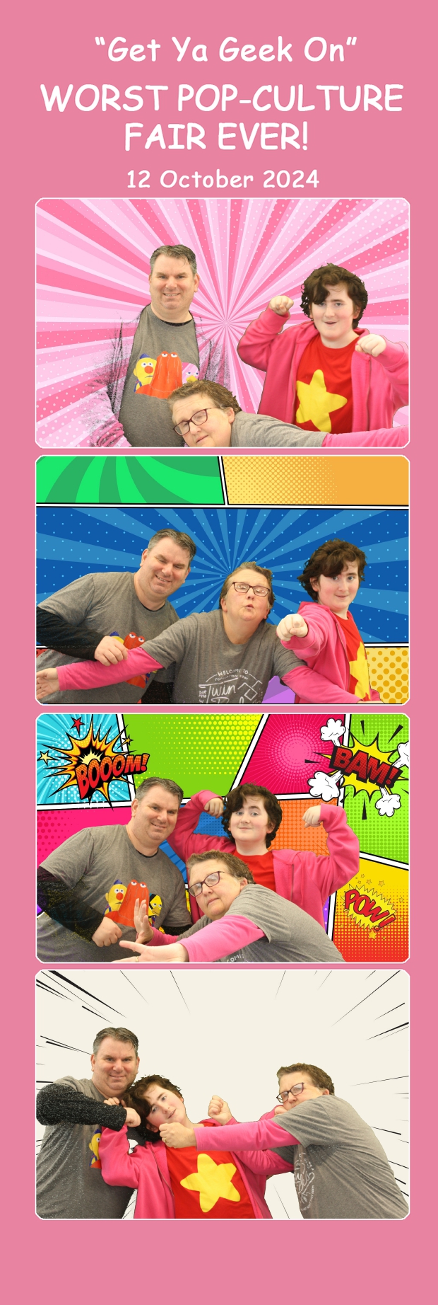 Worst Pop-Culture Fair Ever! | View more photos from the event at wgtngallery.classicphotobooths.co.nz/u/wgtncpbgallery/Worst-Pop-Culture-Fair-Ever