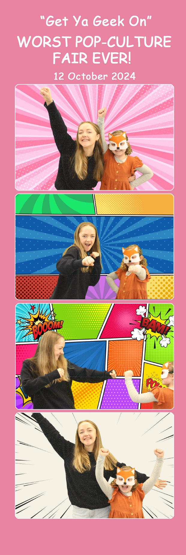 Worst Pop-Culture Fair Ever! | View more photos from the event at wgtngallery.classicphotobooths.co.nz/u/wgtncpbgallery/Worst-Pop-Culture-Fair-Ever