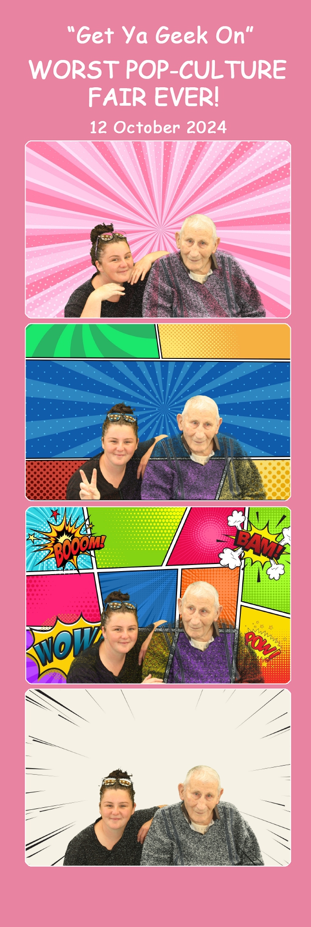 Worst Pop-Culture Fair Ever! | View more photos from the event at wgtngallery.classicphotobooths.co.nz/u/wgtncpbgallery/Worst-Pop-Culture-Fair-Ever