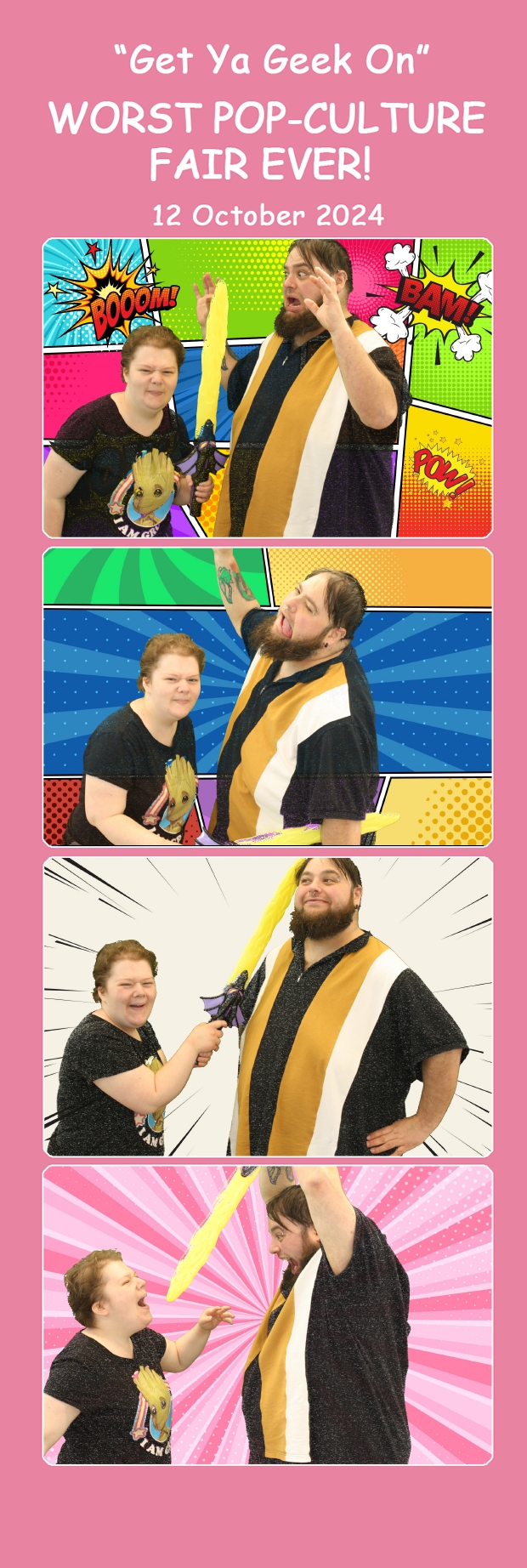 Worst Pop-Culture Fair Ever! | View more photos from the event at wgtngallery.classicphotobooths.co.nz/u/wgtncpbgallery/Worst-Pop-Culture-Fair-Ever