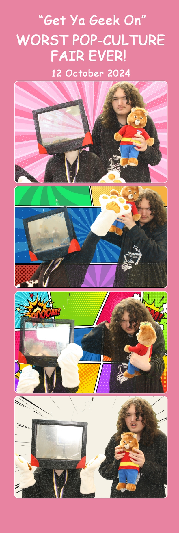 Worst Pop-Culture Fair Ever! | View more photos from the event at wgtngallery.classicphotobooths.co.nz/u/wgtncpbgallery/Worst-Pop-Culture-Fair-Ever