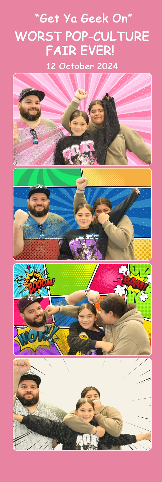 Worst Pop-Culture Fair Ever! | View more photos from the event at wgtngallery.classicphotobooths.co.nz/u/wgtncpbgallery/Worst-Pop-Culture-Fair-Ever