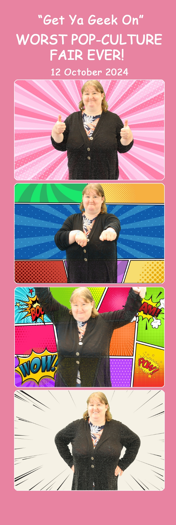 Worst Pop-Culture Fair Ever! | View more photos from the event at wgtngallery.classicphotobooths.co.nz/u/wgtncpbgallery/Worst-Pop-Culture-Fair-Ever