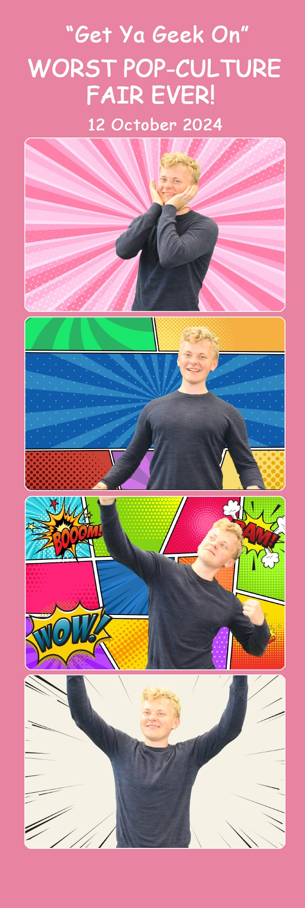 Worst Pop-Culture Fair Ever! | View more photos from the event at wgtngallery.classicphotobooths.co.nz/u/wgtncpbgallery/Worst-Pop-Culture-Fair-Ever