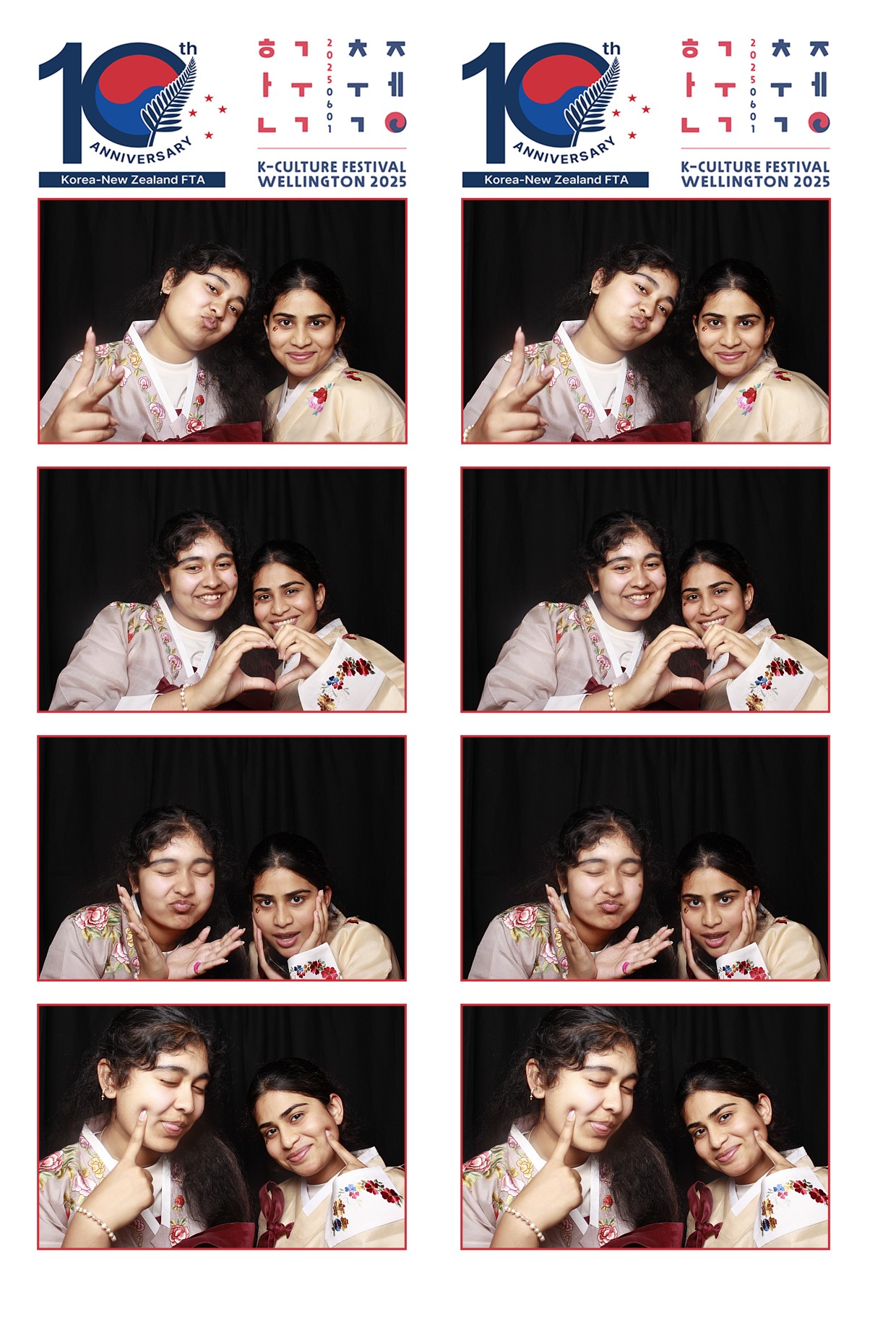 K-Culture Festival 2025 - Booth 1 | View more photos from the event at wgtngallery.classicphotobooths.co.nz/u/wgtncpbgallery/K-Culture-Festival-2025-Booth-1