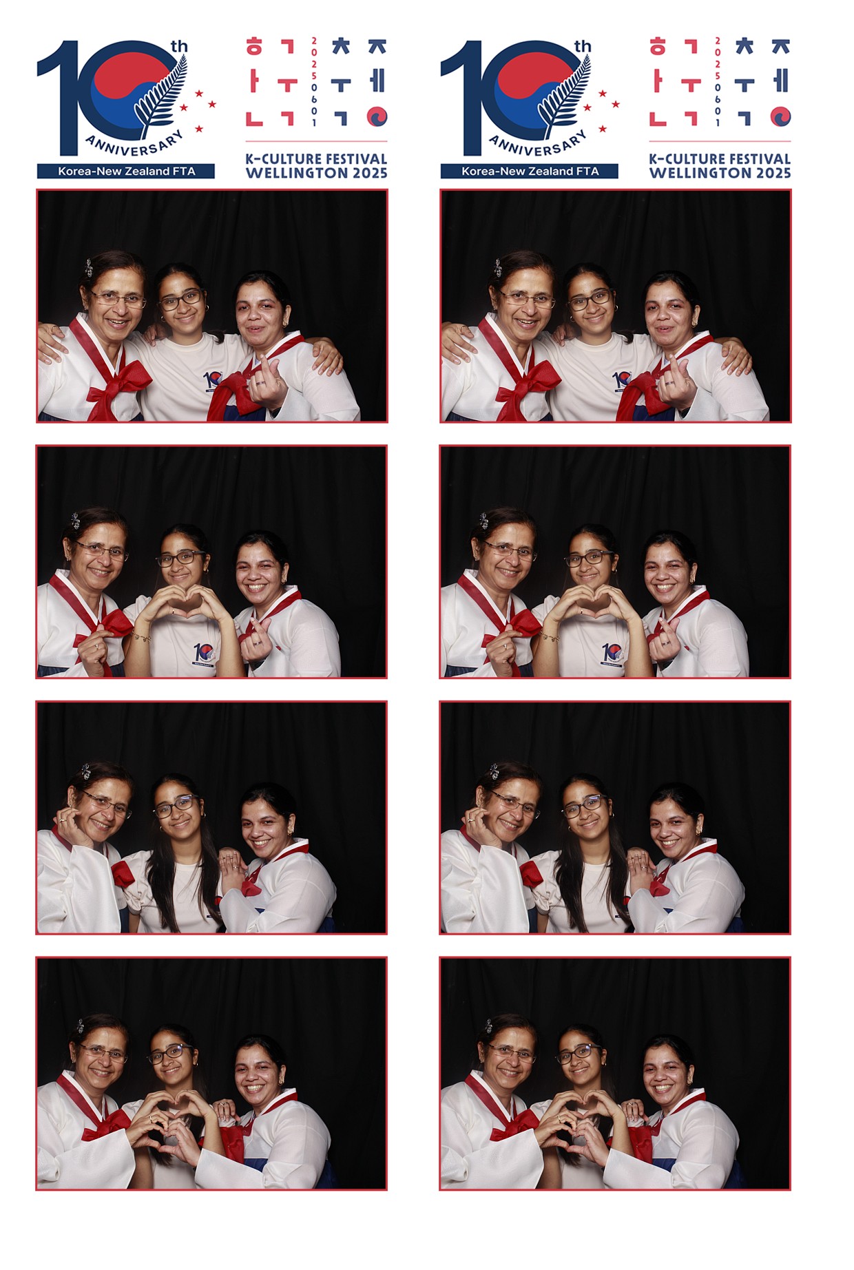 K-Culture Festival 2025 - Booth 1 | View more photos from the event at wgtngallery.classicphotobooths.co.nz/u/wgtncpbgallery/K-Culture-Festival-2025-Booth-1