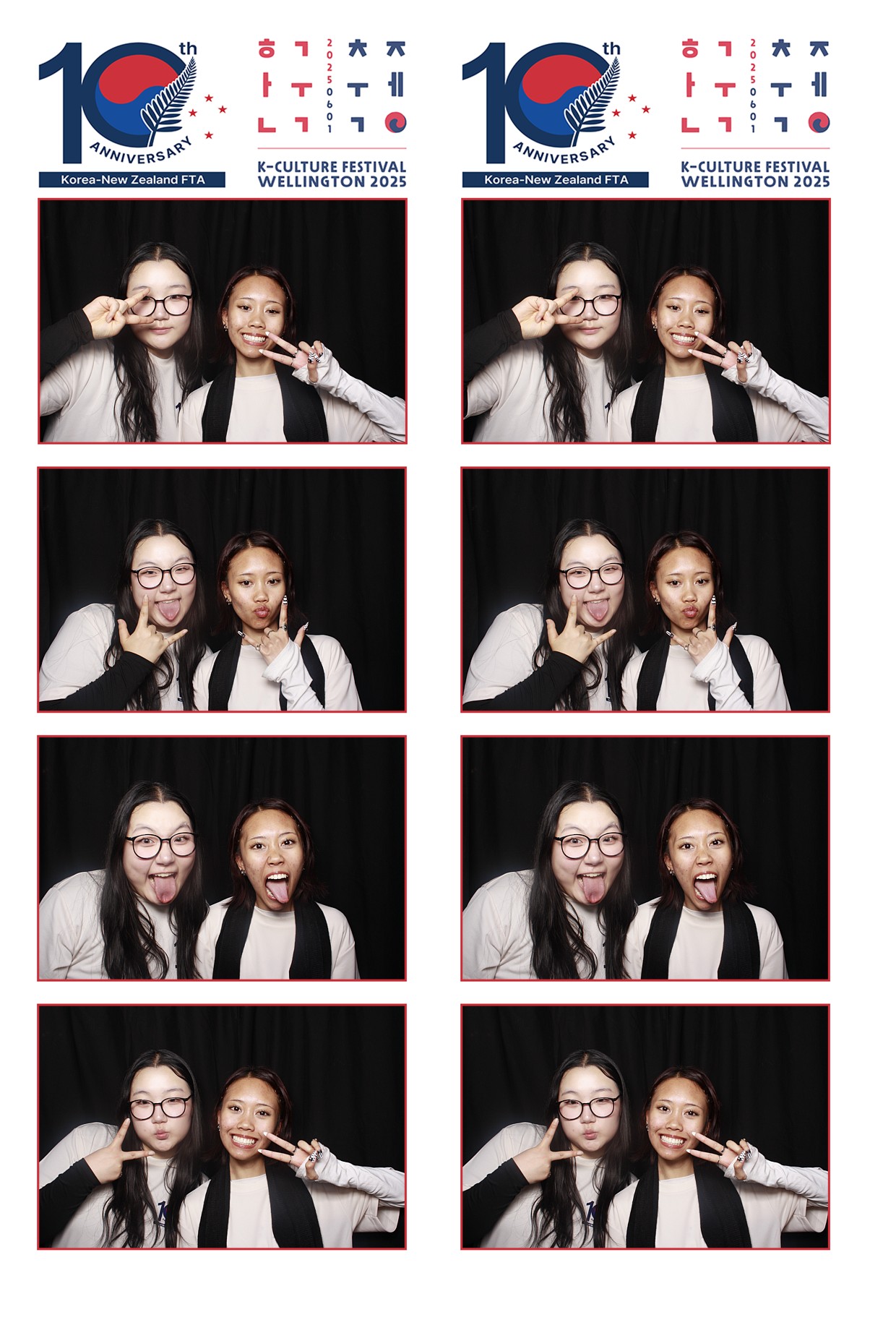 K-Culture Festival 2025 - Booth 1 | View more photos from the event at wgtngallery.classicphotobooths.co.nz/u/wgtncpbgallery/K-Culture-Festival-2025-Booth-1