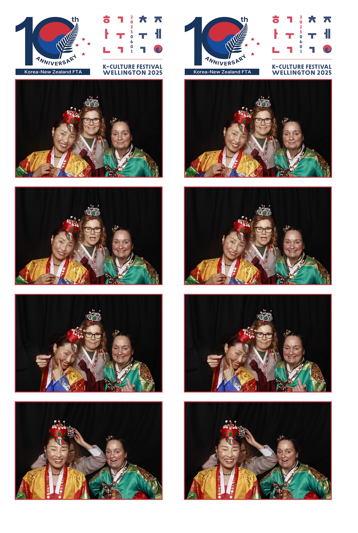 K-Culture Festival 2025 - Booth 1 | View more photos from the event at wgtngallery.classicphotobooths.co.nz/u/wgtncpbgallery/K-Culture-Festival-2025-Booth-1