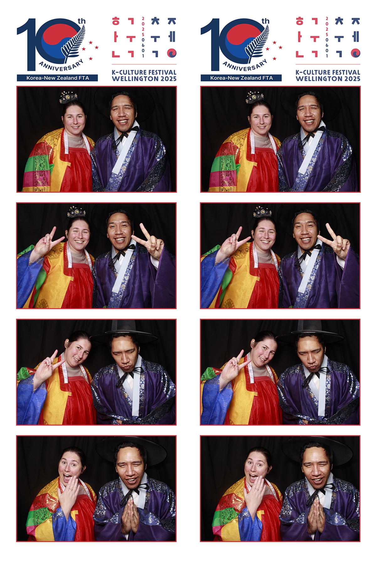 K-Culture Festival 2025 - Booth 1 | View more photos from the event at wgtngallery.classicphotobooths.co.nz/u/wgtncpbgallery/K-Culture-Festival-2025-Booth-1