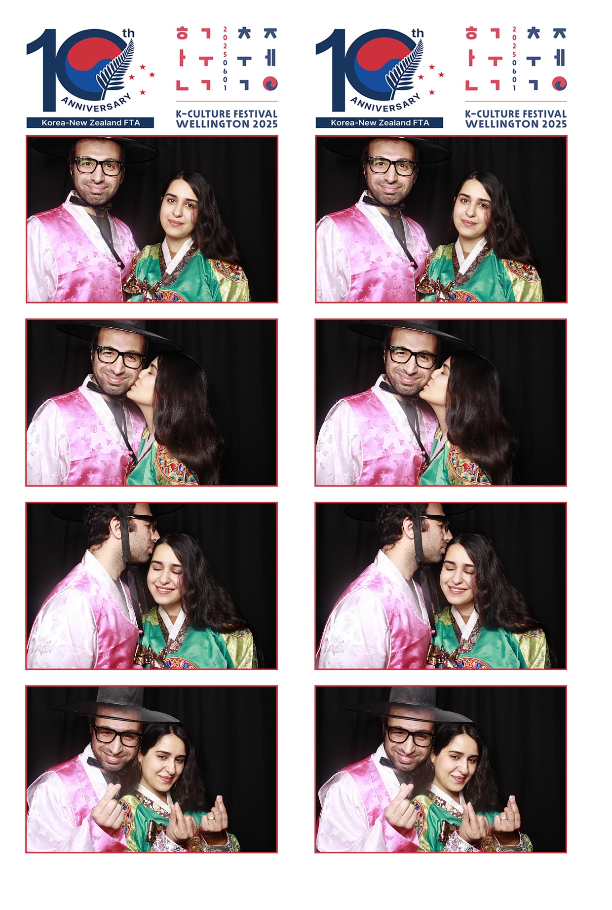 K-Culture Festival 2025 - Booth 1 | View more photos from the event at wgtngallery.classicphotobooths.co.nz/u/wgtncpbgallery/K-Culture-Festival-2025-Booth-1