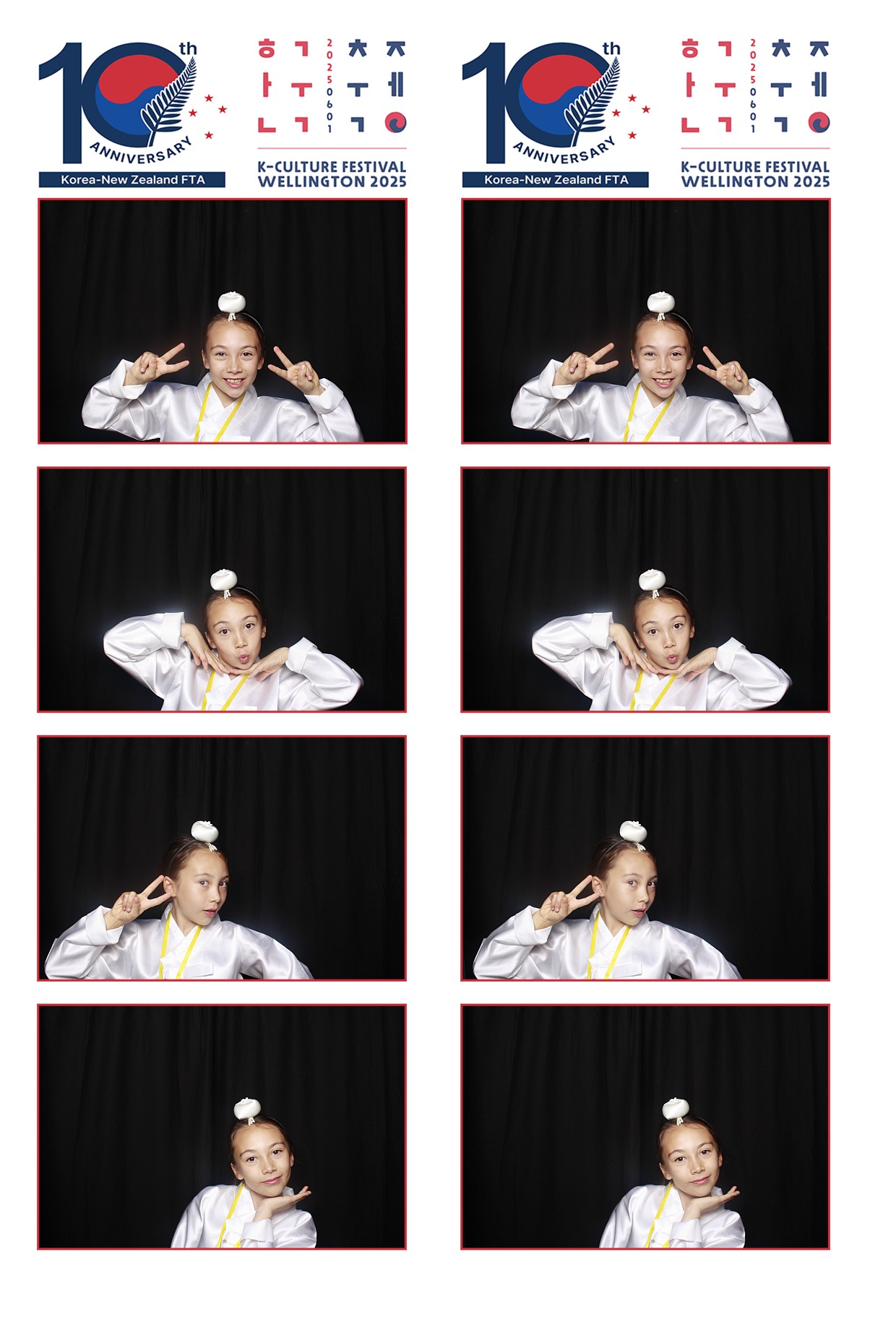 K-Culture Festival 2025 - Booth 1 | View more photos from the event at wgtngallery.classicphotobooths.co.nz/u/wgtncpbgallery/K-Culture-Festival-2025-Booth-1