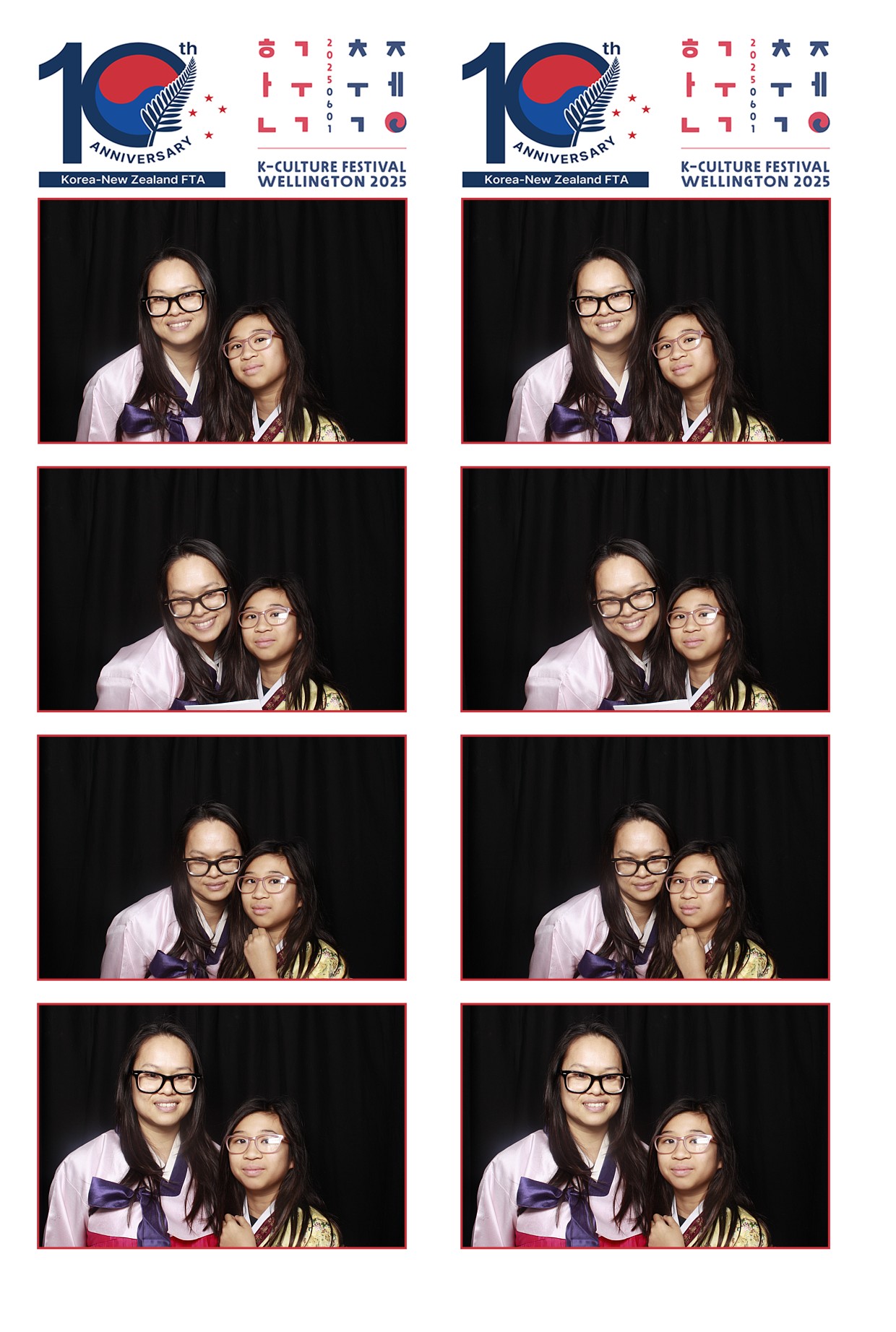 K-Culture Festival 2025 - Booth 1 | View more photos from the event at wgtngallery.classicphotobooths.co.nz/u/wgtncpbgallery/K-Culture-Festival-2025-Booth-1