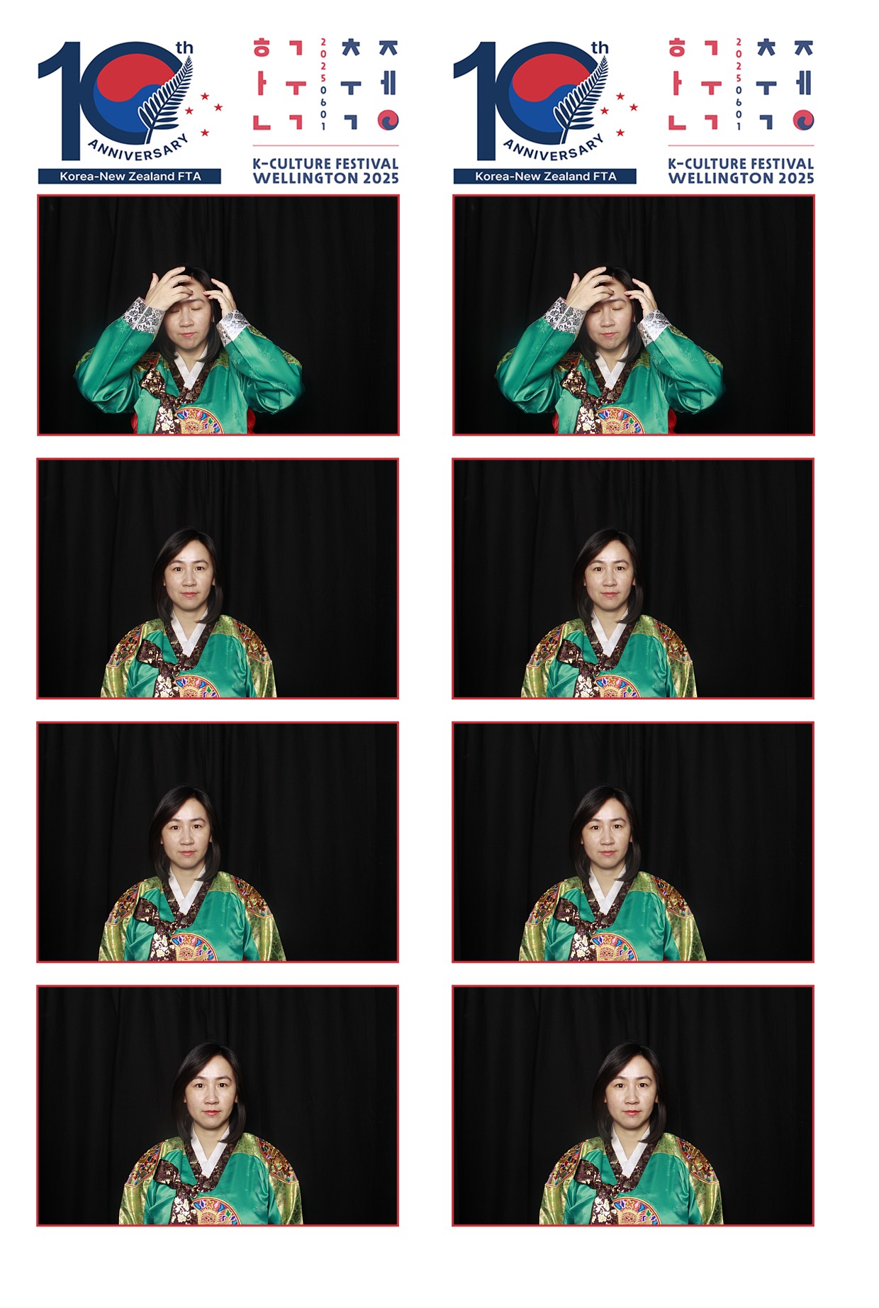 K-Culture Festival 2025 - Booth 1 | View more photos from the event at wgtngallery.classicphotobooths.co.nz/u/wgtncpbgallery/K-Culture-Festival-2025-Booth-1