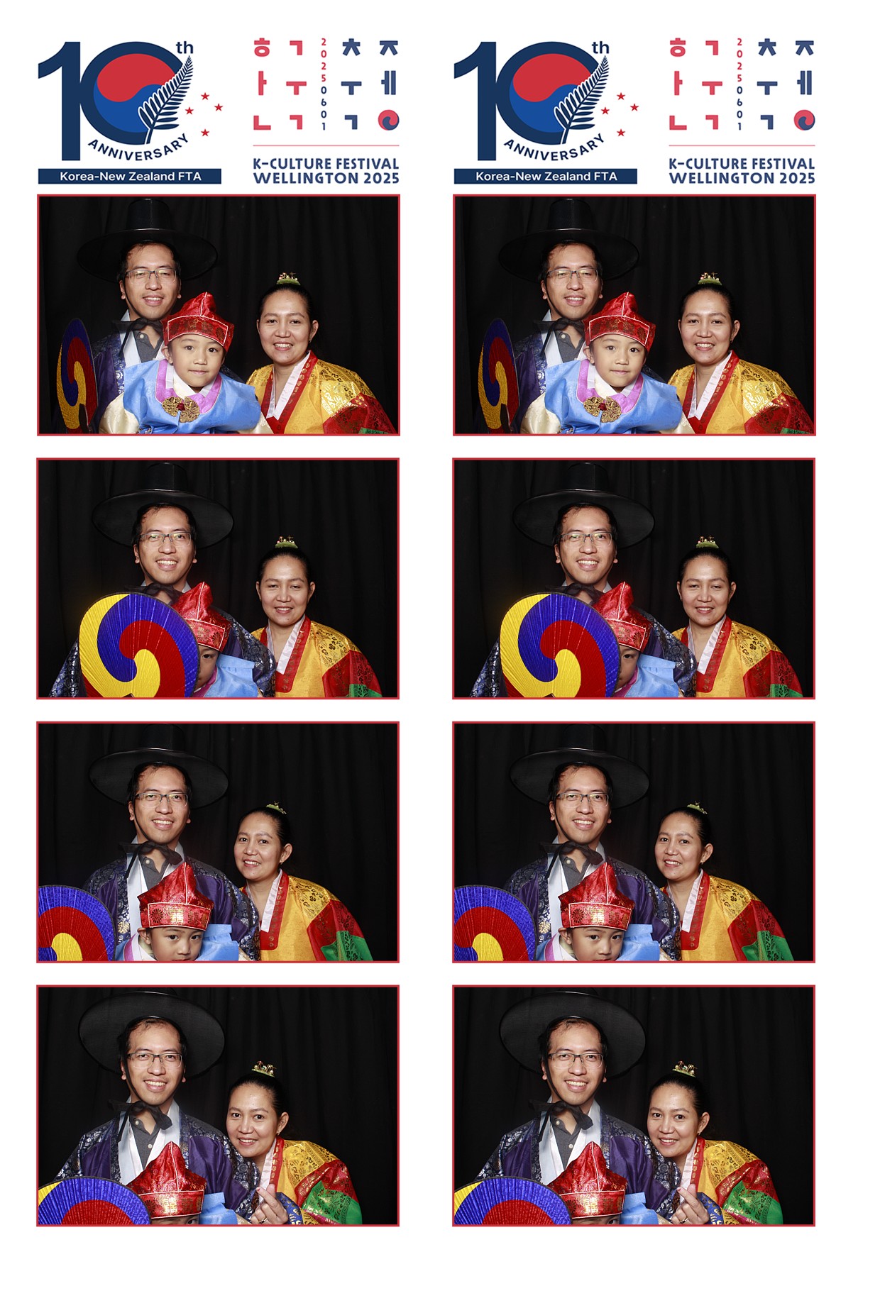 K-Culture Festival 2025 - Booth 1 | View more photos from the event at wgtngallery.classicphotobooths.co.nz/u/wgtncpbgallery/K-Culture-Festival-2025-Booth-1