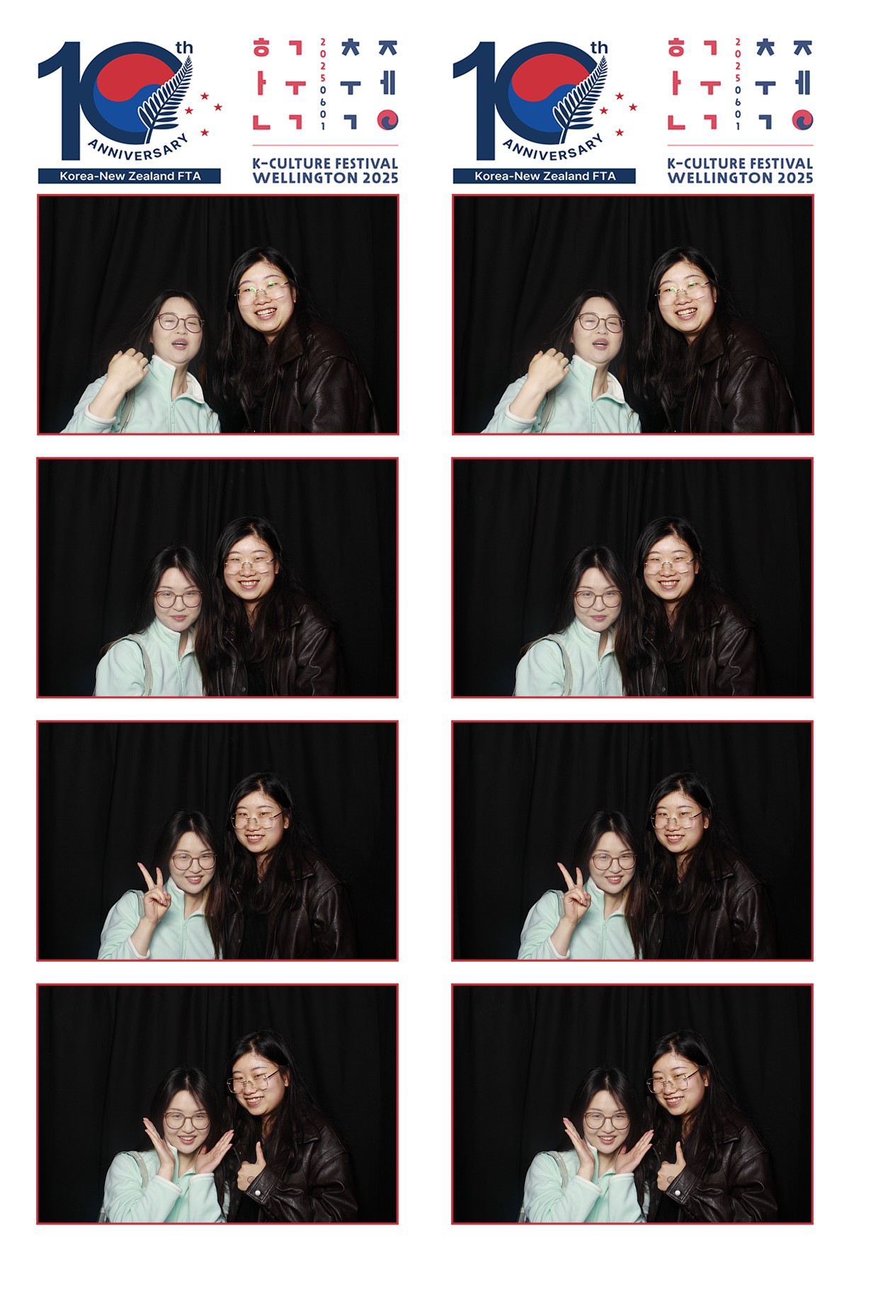 K-Culture Festival 2025 - Booth 1 | View more photos from the event at wgtngallery.classicphotobooths.co.nz/u/wgtncpbgallery/K-Culture-Festival-2025-Booth-1