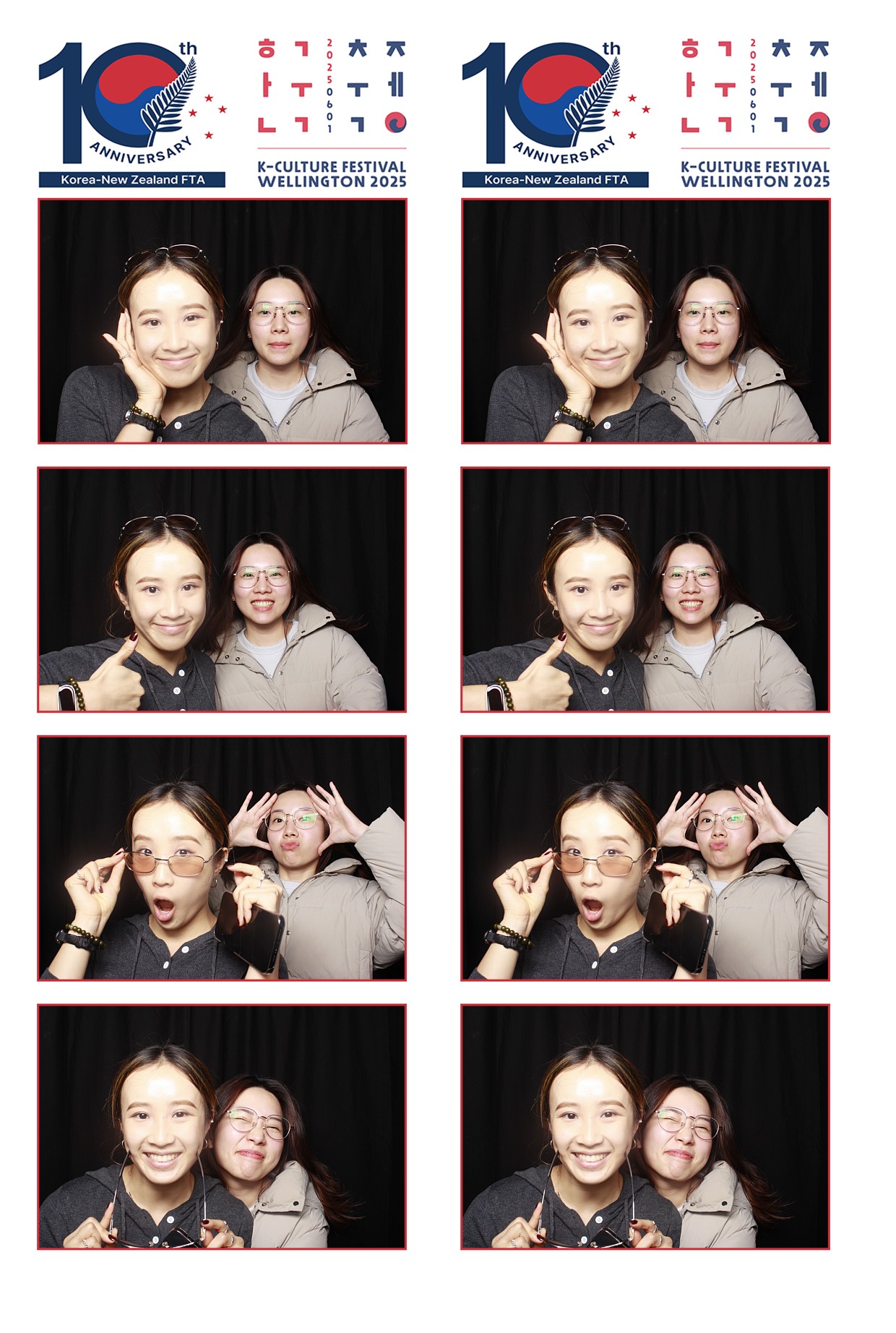 K-Culture Festival 2025 - Booth 1 | View more photos from the event at wgtngallery.classicphotobooths.co.nz/u/wgtncpbgallery/K-Culture-Festival-2025-Booth-1