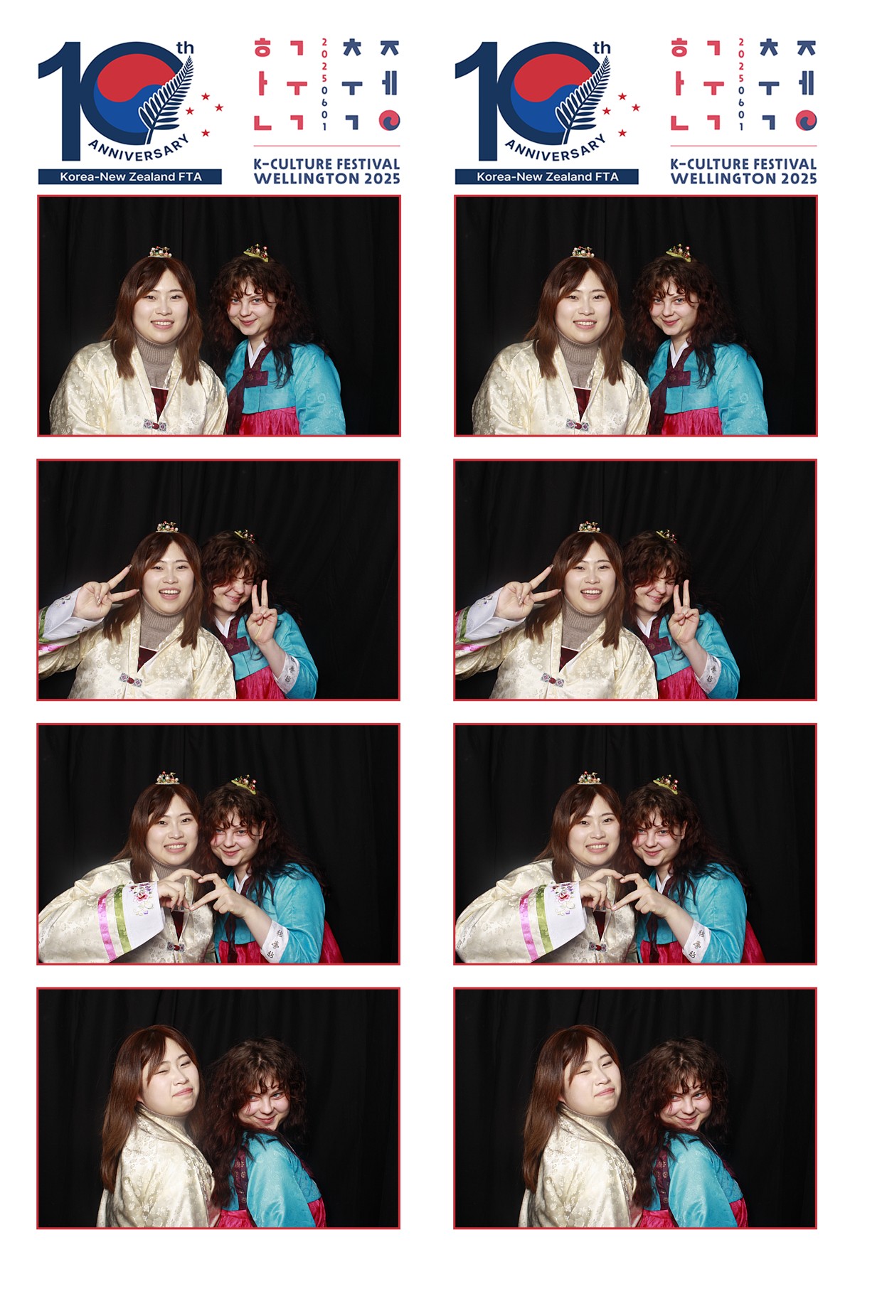 K-Culture Festival 2025 - Booth 1 | View more photos from the event at wgtngallery.classicphotobooths.co.nz/u/wgtncpbgallery/K-Culture-Festival-2025-Booth-1