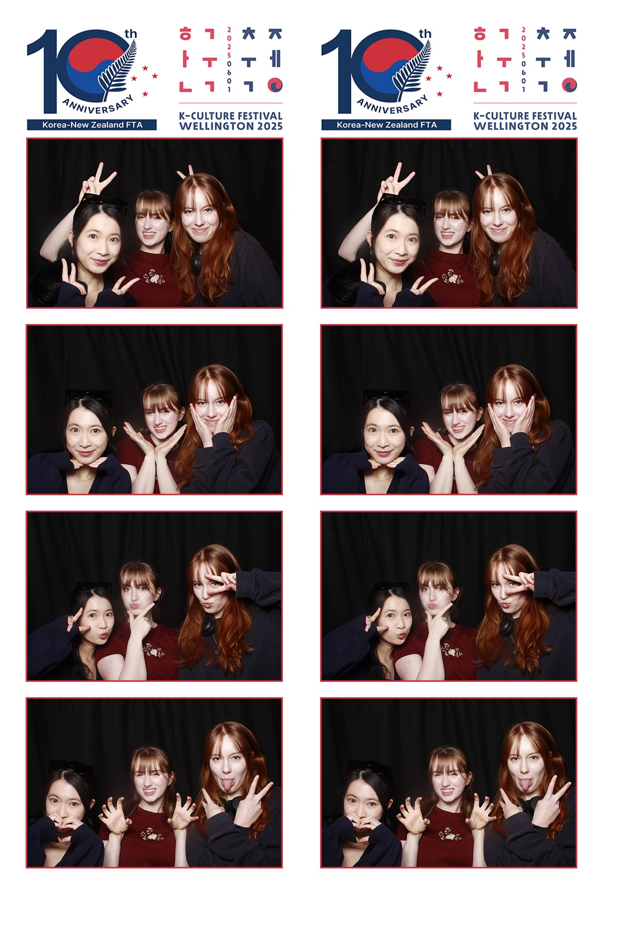 K-Culture Festival 2025 - Booth 1 | View more photos from the event at wgtngallery.classicphotobooths.co.nz/u/wgtncpbgallery/K-Culture-Festival-2025-Booth-1