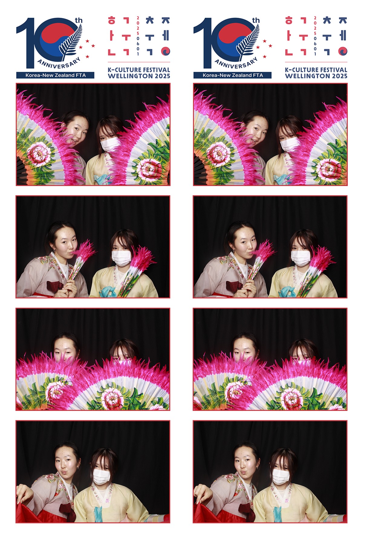 K-Culture Festival 2025 - Booth 1 | View more photos from the event at wgtngallery.classicphotobooths.co.nz/u/wgtncpbgallery/K-Culture-Festival-2025-Booth-1