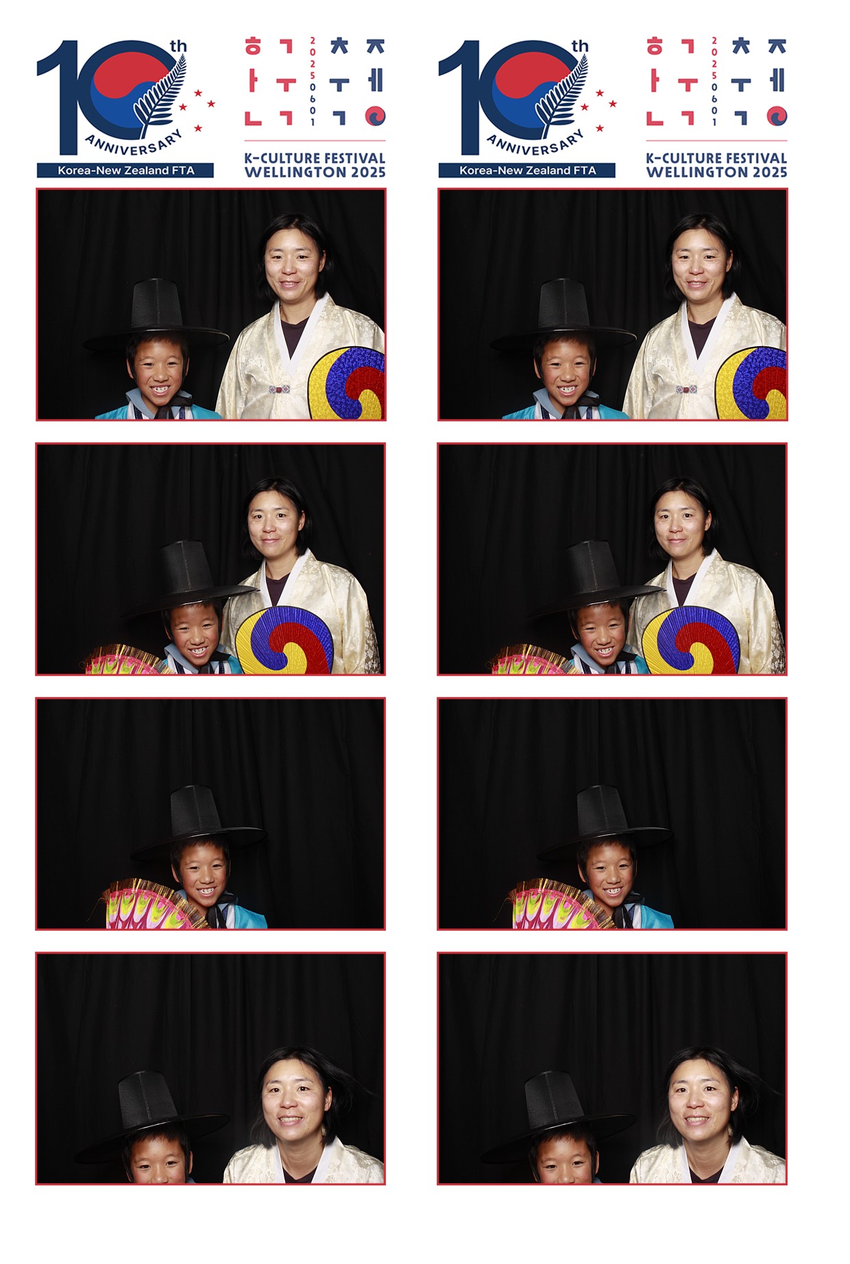 K-Culture Festival 2025 - Booth 1 | View more photos from the event at wgtngallery.classicphotobooths.co.nz/u/wgtncpbgallery/K-Culture-Festival-2025-Booth-1