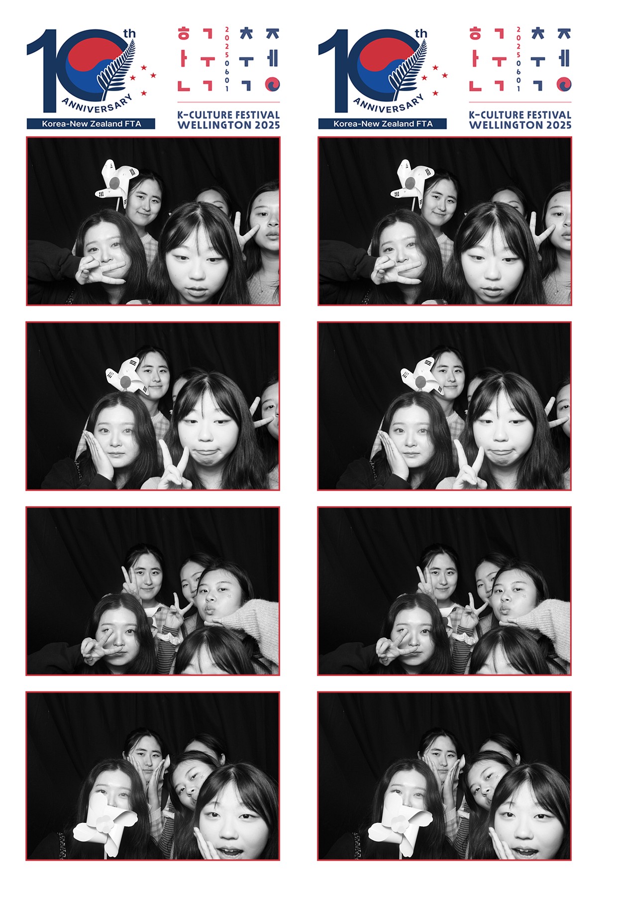 K-Culture Festival 2025 - Booth 1 | View more photos from the event at wgtngallery.classicphotobooths.co.nz/u/wgtncpbgallery/K-Culture-Festival-2025-Booth-1