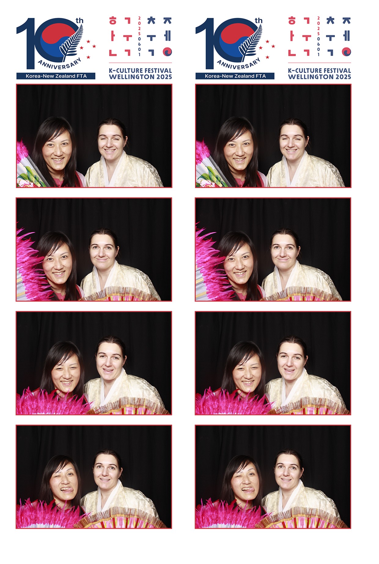 K-Culture Festival 2025 - Booth 1 | View more photos from the event at wgtngallery.classicphotobooths.co.nz/u/wgtncpbgallery/K-Culture-Festival-2025-Booth-1