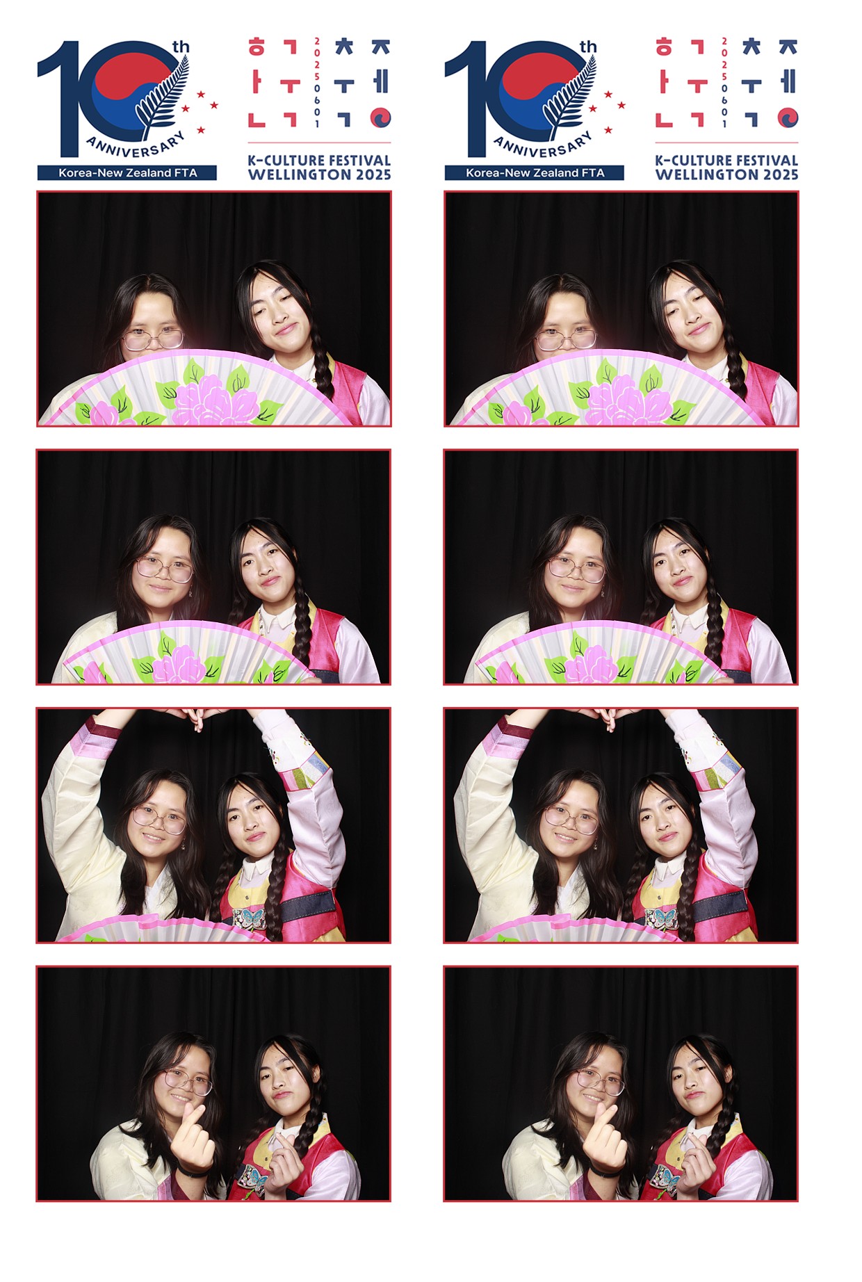 K-Culture Festival 2025 - Booth 1 | View more photos from the event at wgtngallery.classicphotobooths.co.nz/u/wgtncpbgallery/K-Culture-Festival-2025-Booth-1