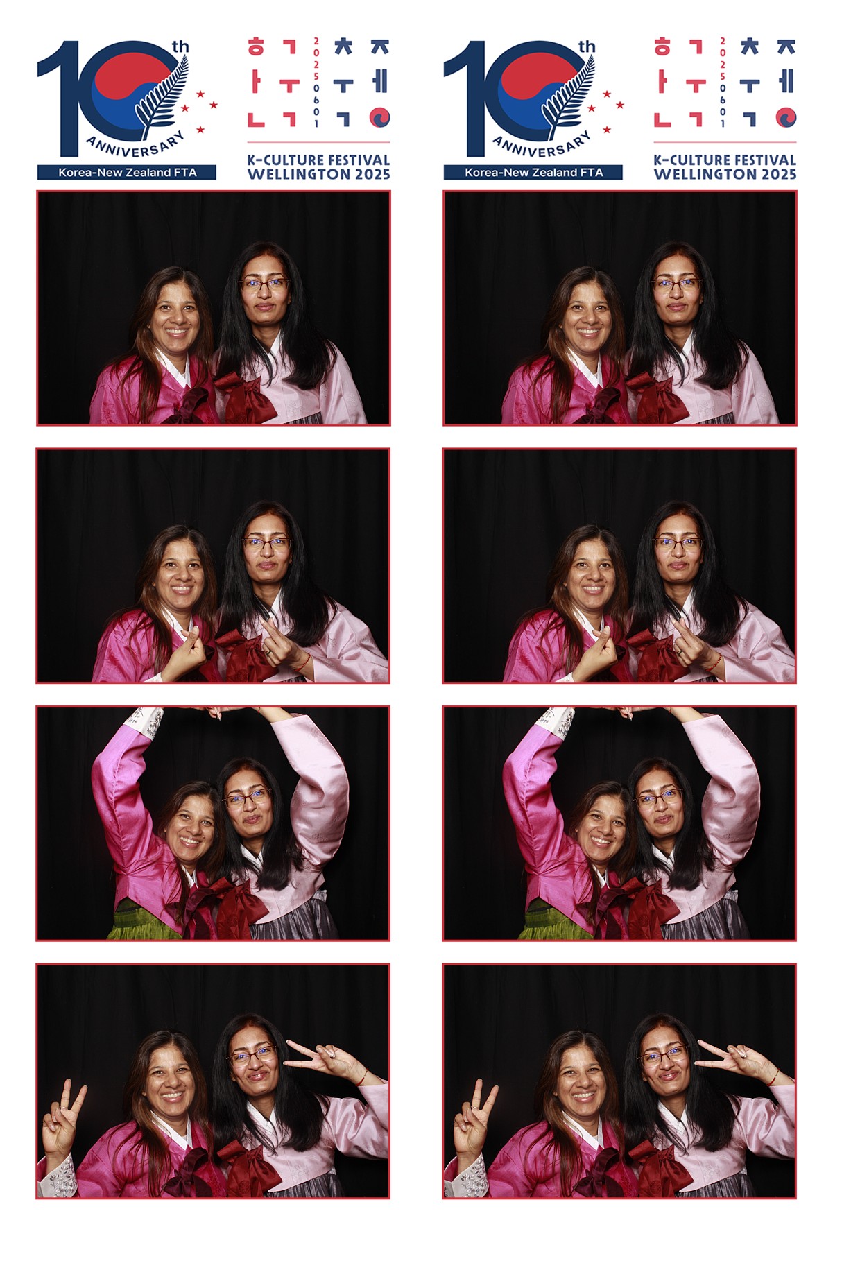 K-Culture Festival 2025 - Booth 1 | View more photos from the event at wgtngallery.classicphotobooths.co.nz/u/wgtncpbgallery/K-Culture-Festival-2025-Booth-1