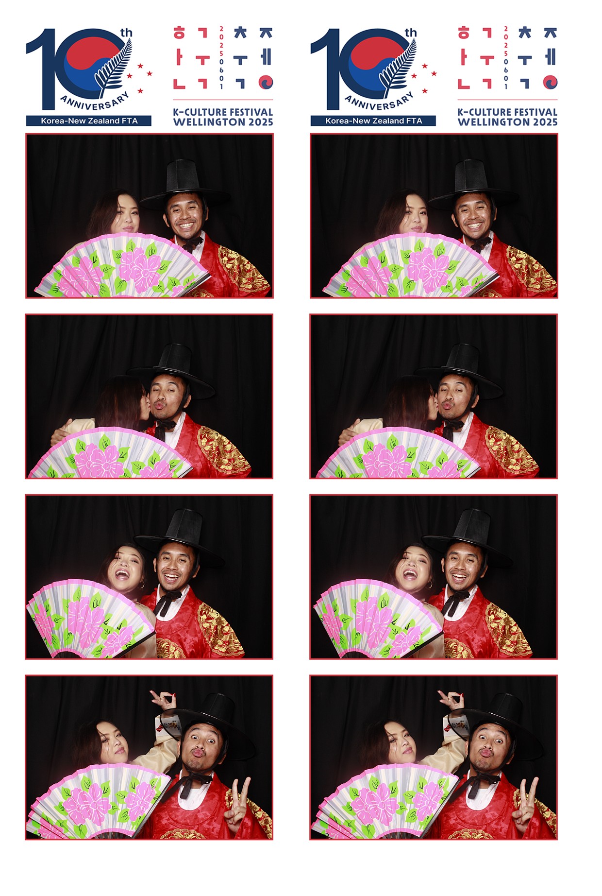 K-Culture Festival 2025 - Booth 1 | View more photos from the event at wgtngallery.classicphotobooths.co.nz/u/wgtncpbgallery/K-Culture-Festival-2025-Booth-1