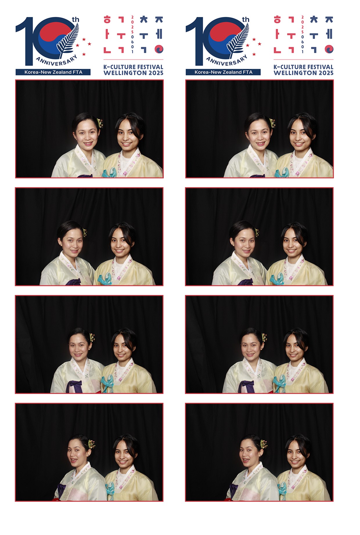 K-Culture Festival 2025 - Booth 1 | View more photos from the event at wgtngallery.classicphotobooths.co.nz/u/wgtncpbgallery/K-Culture-Festival-2025-Booth-1