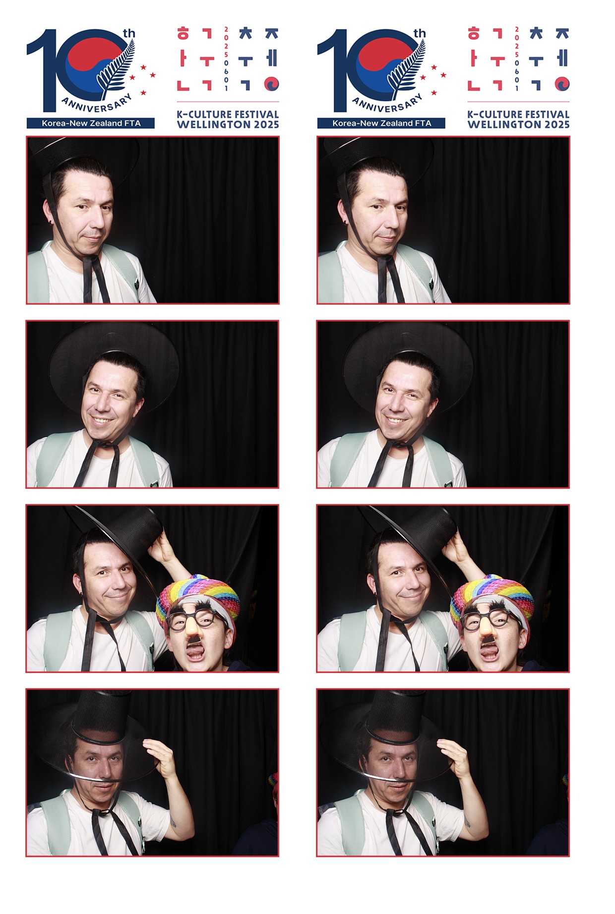 K-Culture Festival 2025 - Booth 1 | View more photos from the event at wgtngallery.classicphotobooths.co.nz/u/wgtncpbgallery/K-Culture-Festival-2025-Booth-1