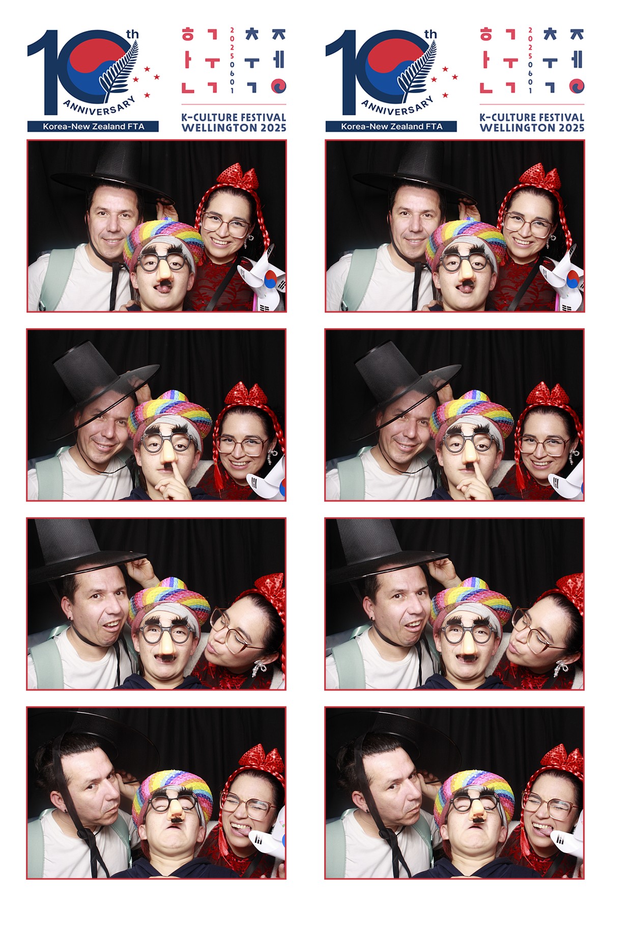 K-Culture Festival 2025 - Booth 1 | View more photos from the event at wgtngallery.classicphotobooths.co.nz/u/wgtncpbgallery/K-Culture-Festival-2025-Booth-1