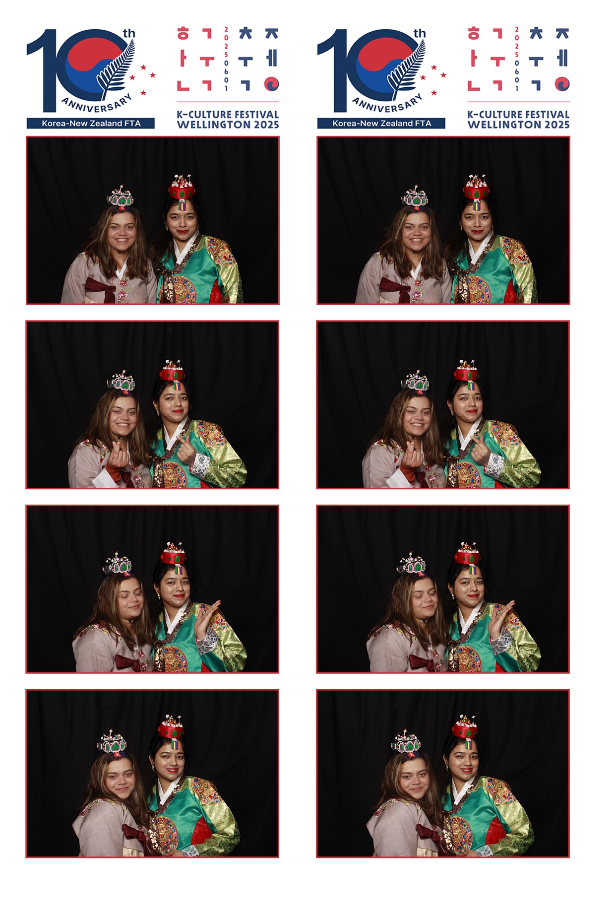 K-Culture Festival 2025 - Booth 1 | View more photos from the event at wgtngallery.classicphotobooths.co.nz/u/wgtncpbgallery/K-Culture-Festival-2025-Booth-1