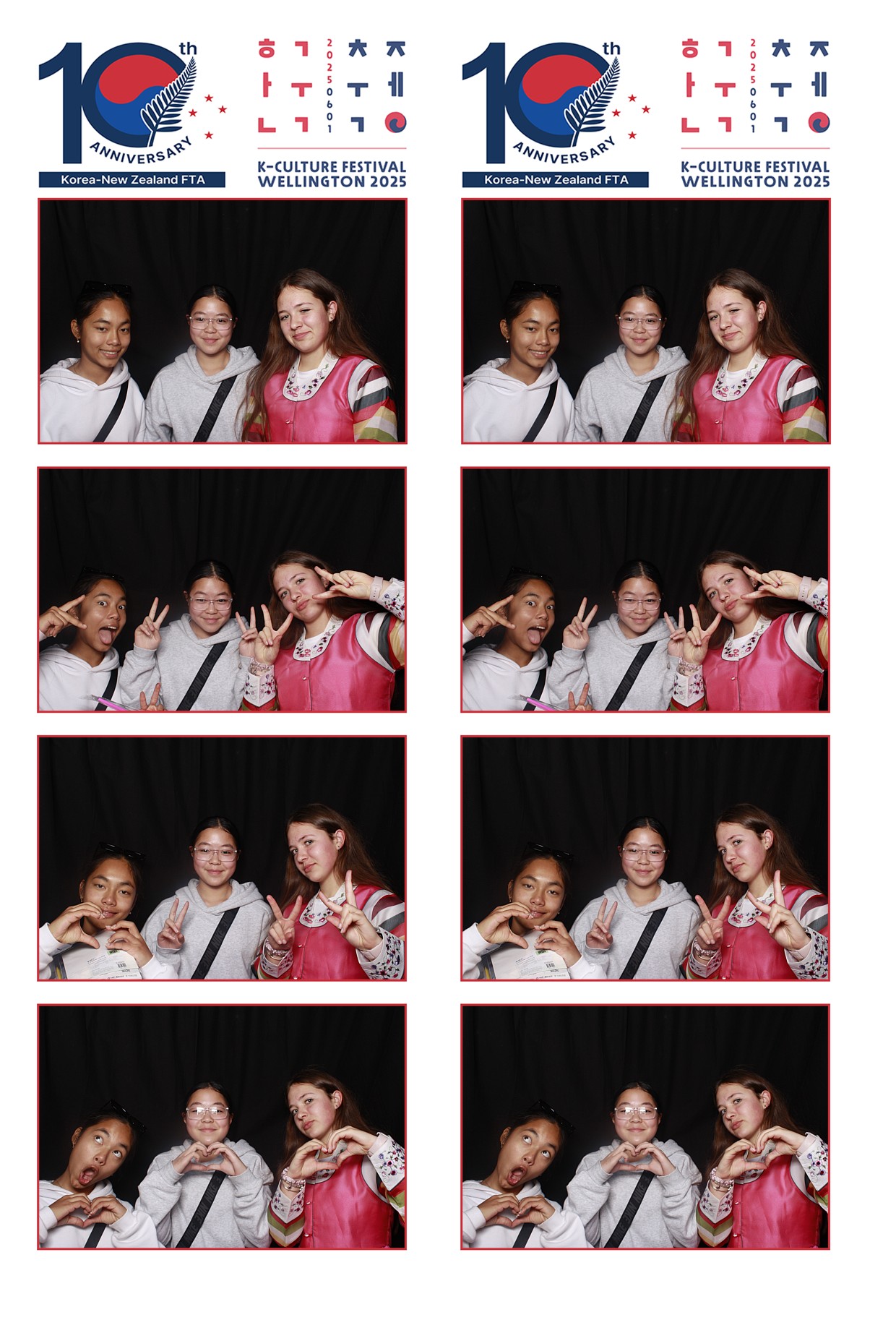 K-Culture Festival 2025 - Booth 1 | View more photos from the event at wgtngallery.classicphotobooths.co.nz/u/wgtncpbgallery/K-Culture-Festival-2025-Booth-1