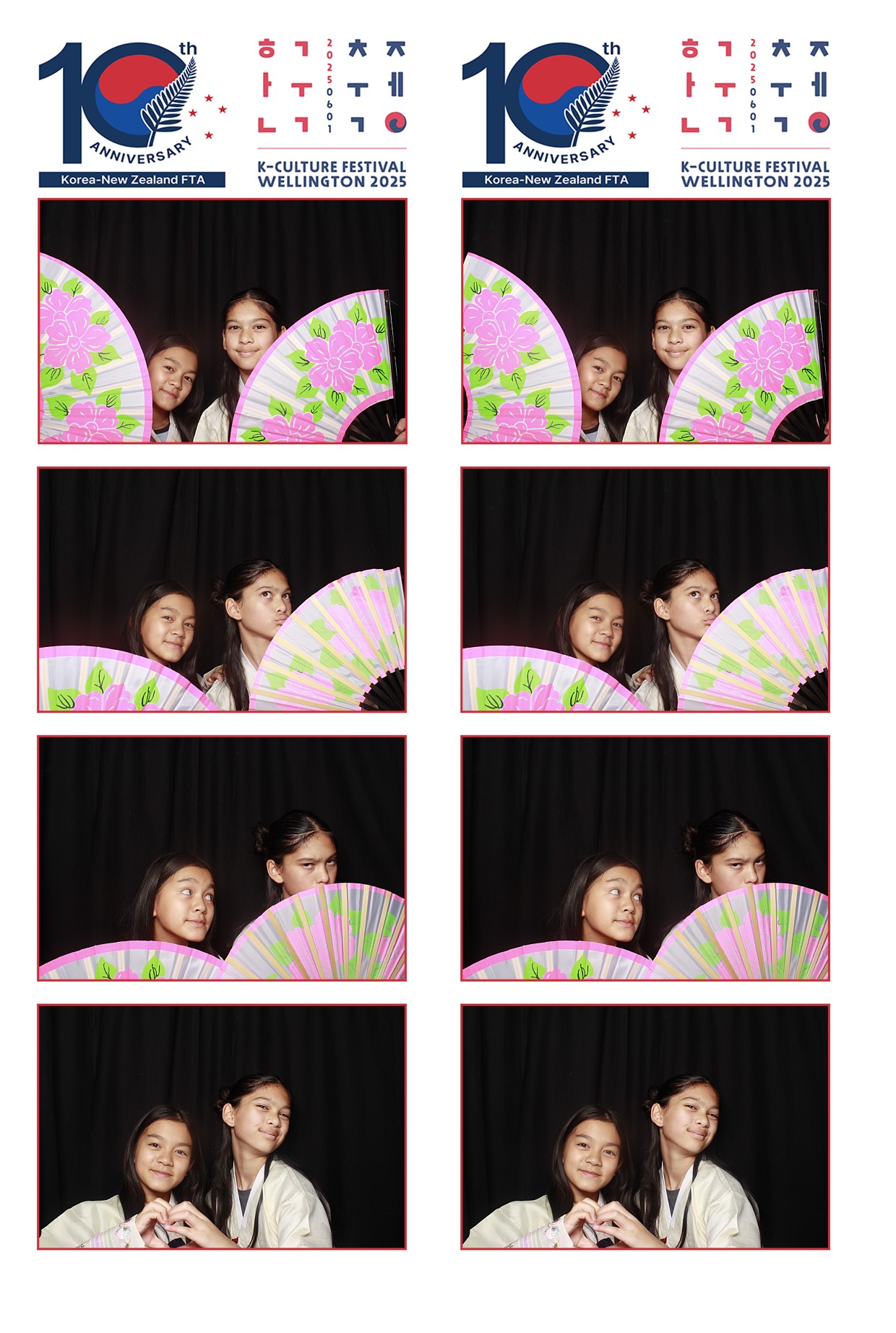 K-Culture Festival 2025 - Booth 1 | View more photos from the event at wgtngallery.classicphotobooths.co.nz/u/wgtncpbgallery/K-Culture-Festival-2025-Booth-1