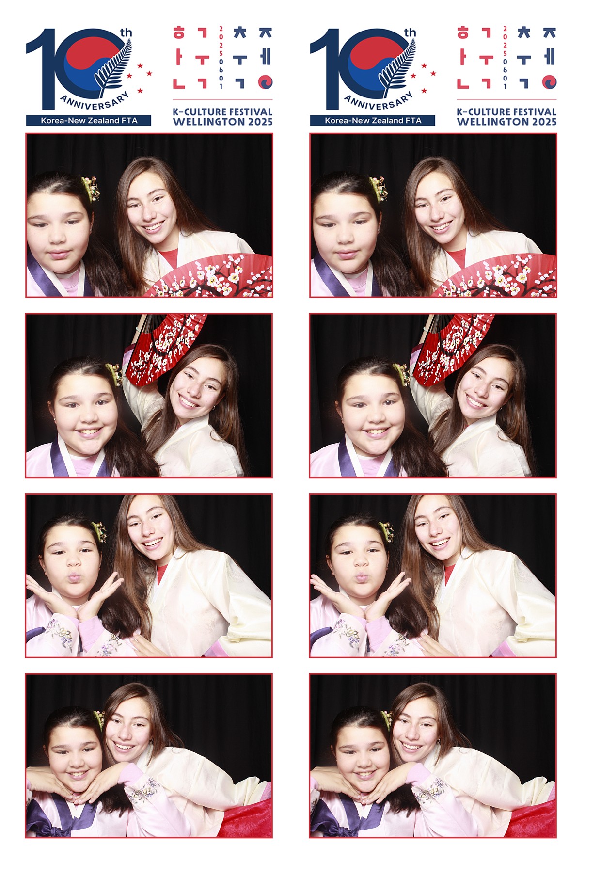 K-Culture Festival 2025 - Booth 1 | View more photos from the event at wgtngallery.classicphotobooths.co.nz/u/wgtncpbgallery/K-Culture-Festival-2025-Booth-1