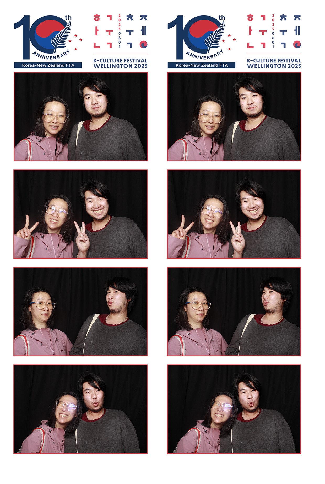 K-Culture Festival 2025 - Booth 1 | View more photos from the event at wgtngallery.classicphotobooths.co.nz/u/wgtncpbgallery/K-Culture-Festival-2025-Booth-1