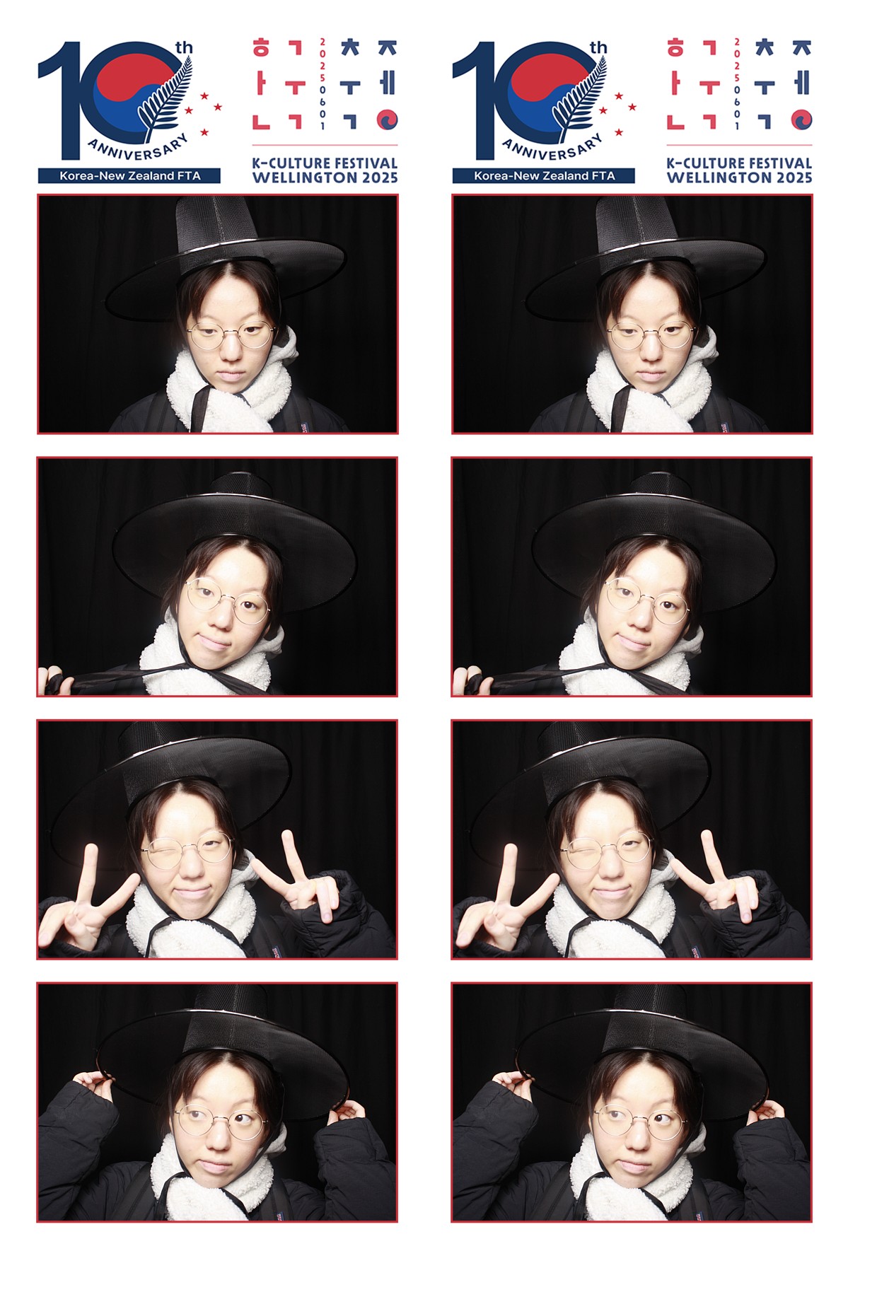 K-Culture Festival 2025 - Booth 1 | View more photos from the event at wgtngallery.classicphotobooths.co.nz/u/wgtncpbgallery/K-Culture-Festival-2025-Booth-1