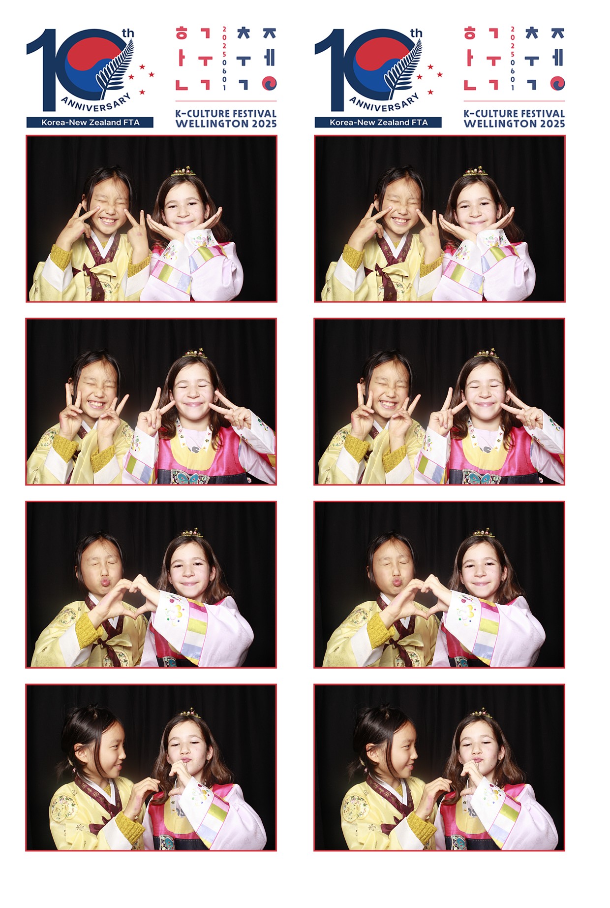 K-Culture Festival 2025 - Booth 1 | View more photos from the event at wgtngallery.classicphotobooths.co.nz/u/wgtncpbgallery/K-Culture-Festival-2025-Booth-1