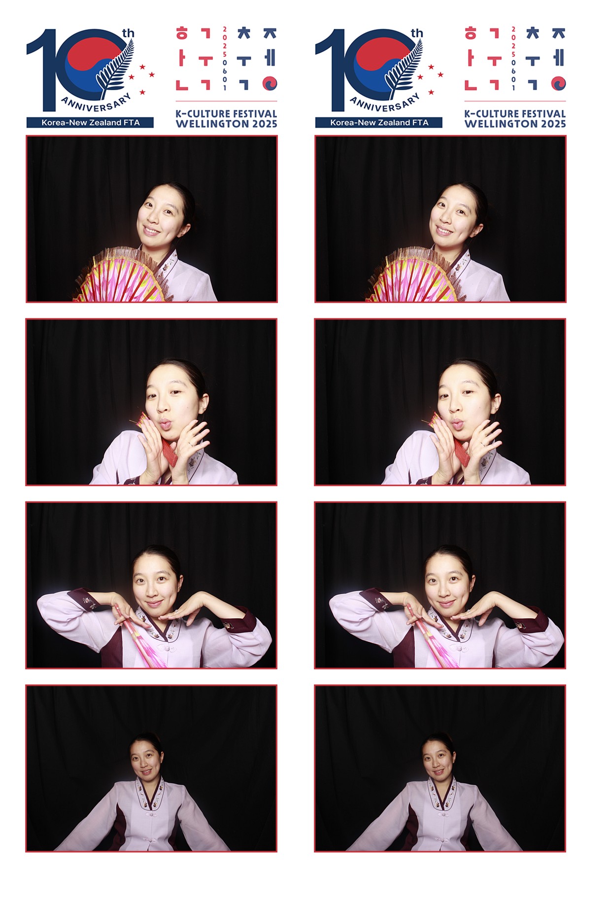 K-Culture Festival 2025 - Booth 1 | View more photos from the event at wgtngallery.classicphotobooths.co.nz/u/wgtncpbgallery/K-Culture-Festival-2025-Booth-1