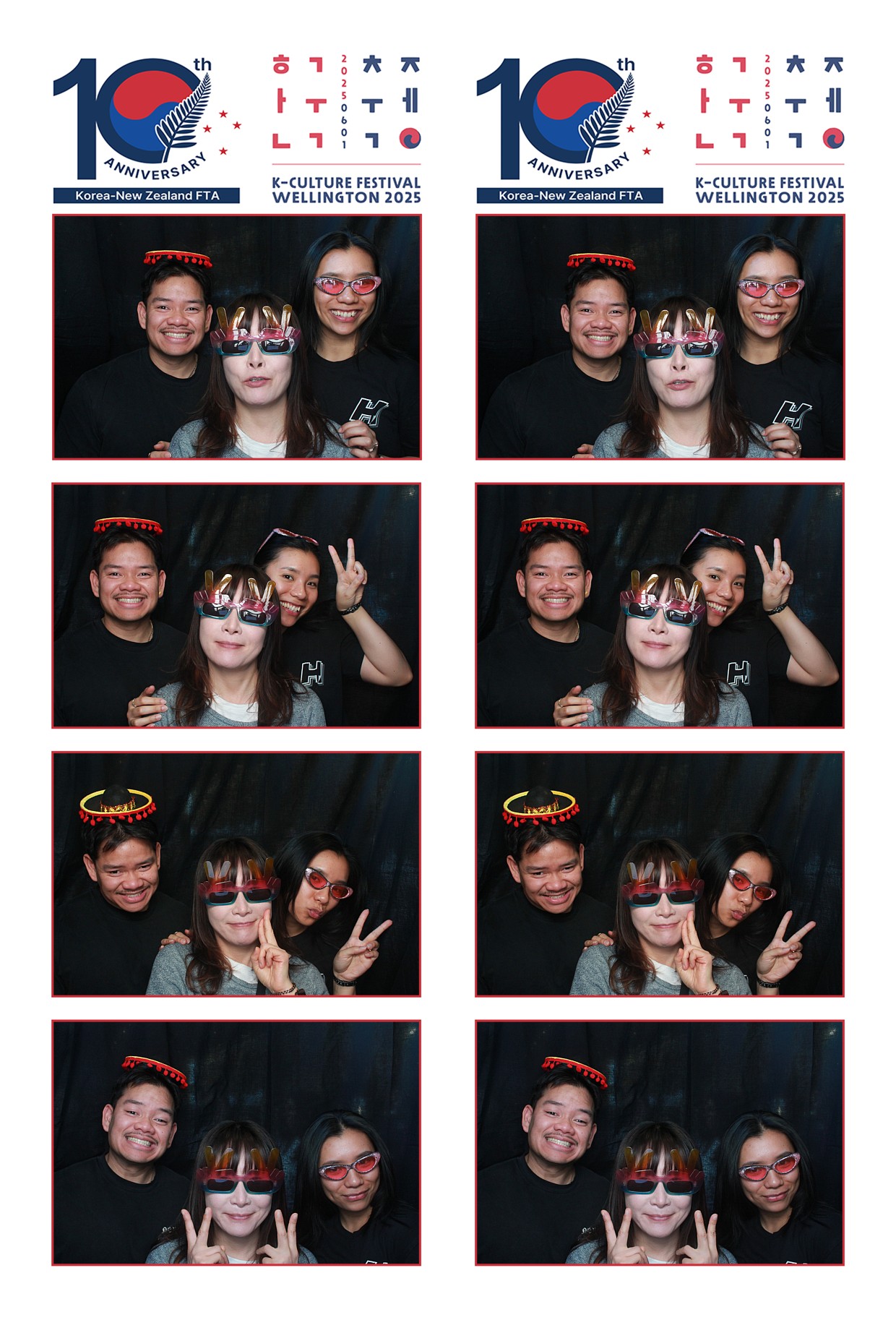 K-Culture Festival 2025 - Booth 2 | View more photos from the event at wgtngallery.classicphotobooths.co.nz/u/wgtncpbgallery/K-Culture-Festival-2025-Booth-2