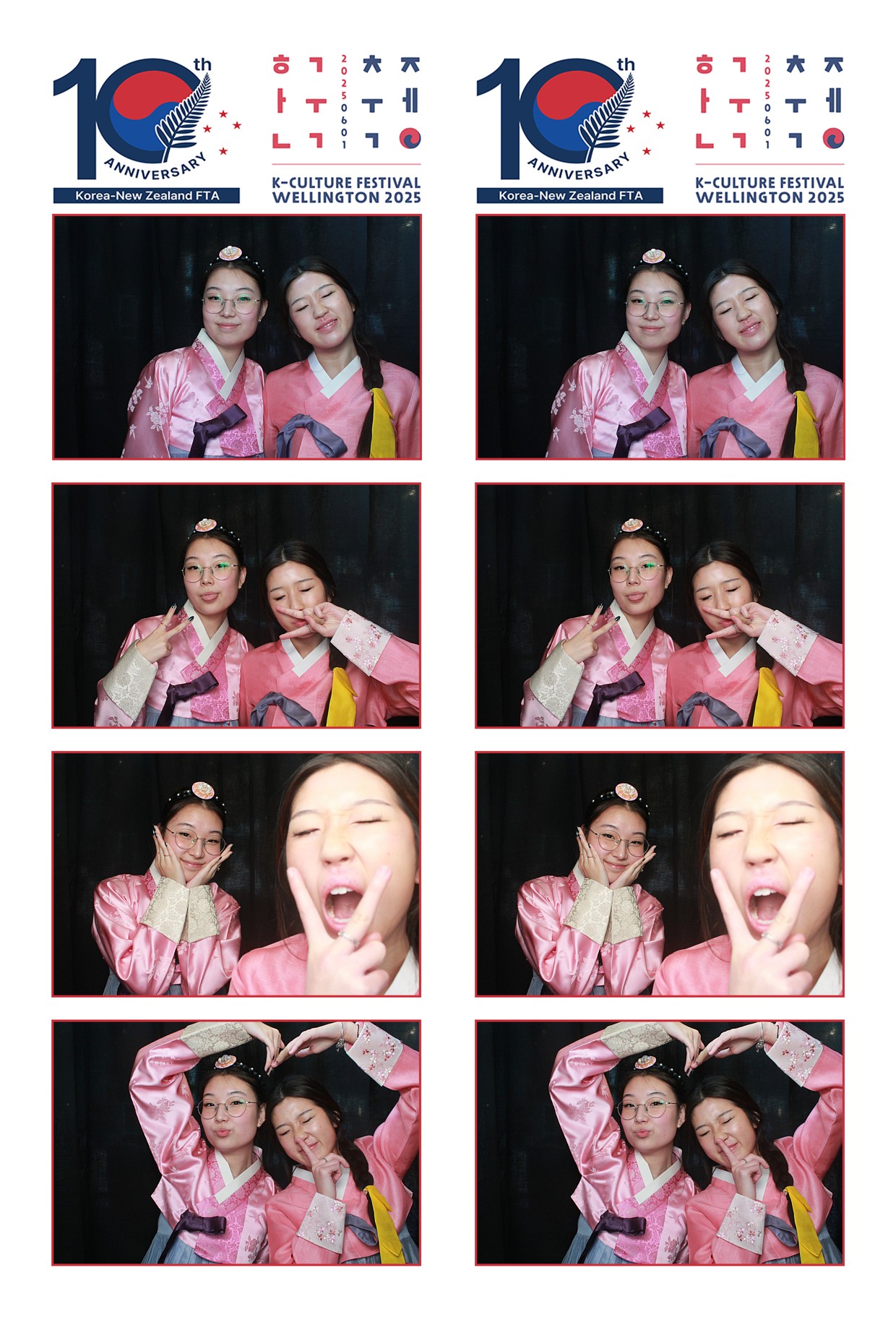 K-Culture Festival 2025 - Booth 2 | View more photos from the event at wgtngallery.classicphotobooths.co.nz/u/wgtncpbgallery/K-Culture-Festival-2025-Booth-2