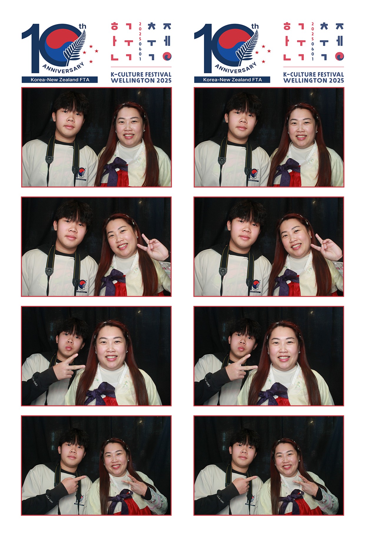 K-Culture Festival 2025 - Booth 2 | View more photos from the event at wgtngallery.classicphotobooths.co.nz/u/wgtncpbgallery/K-Culture-Festival-2025-Booth-2