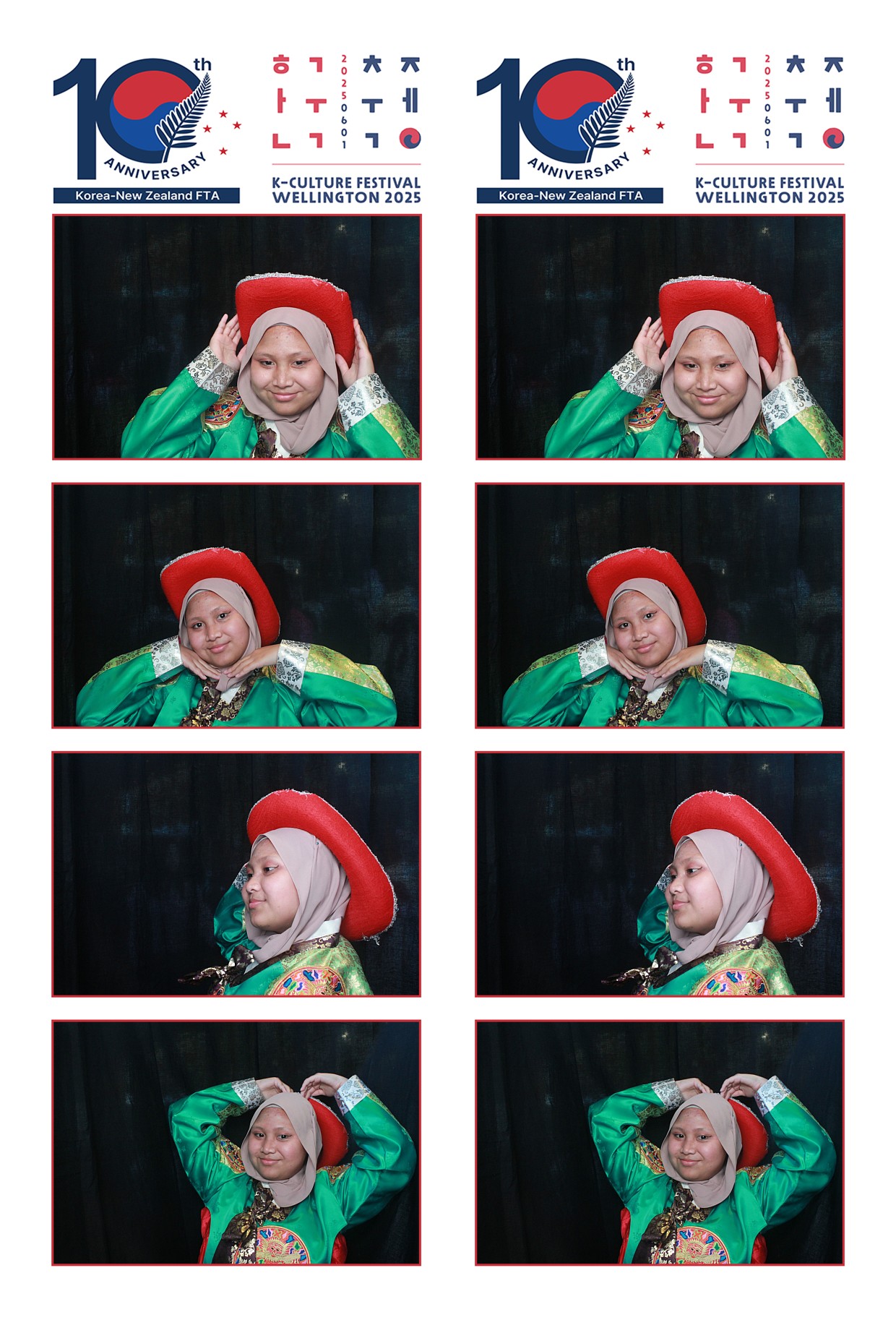 K-Culture Festival 2025 - Booth 2 | View more photos from the event at wgtngallery.classicphotobooths.co.nz/u/wgtncpbgallery/K-Culture-Festival-2025-Booth-2