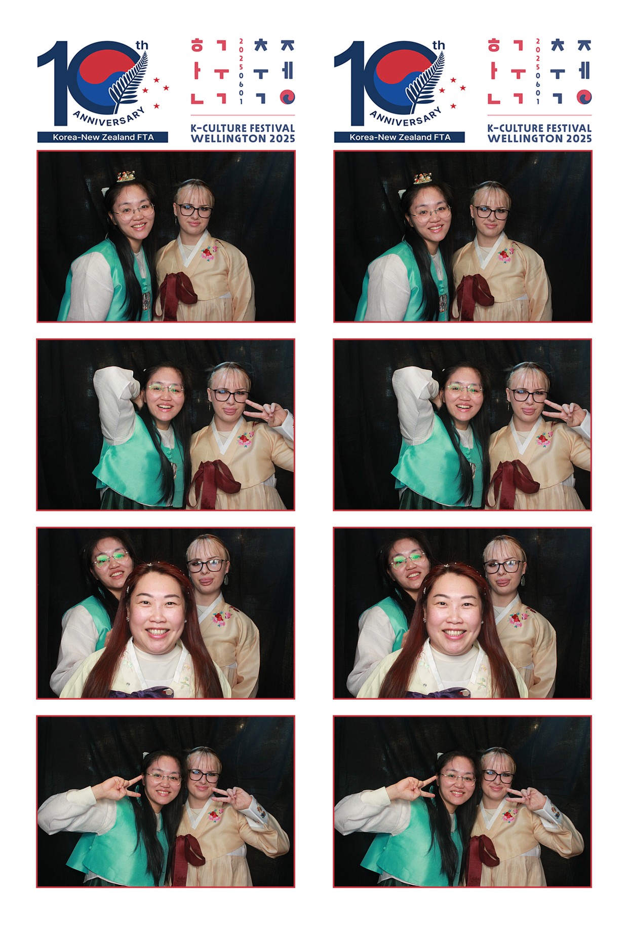 K-Culture Festival 2025 - Booth 2 | View more photos from the event at wgtngallery.classicphotobooths.co.nz/u/wgtncpbgallery/K-Culture-Festival-2025-Booth-2